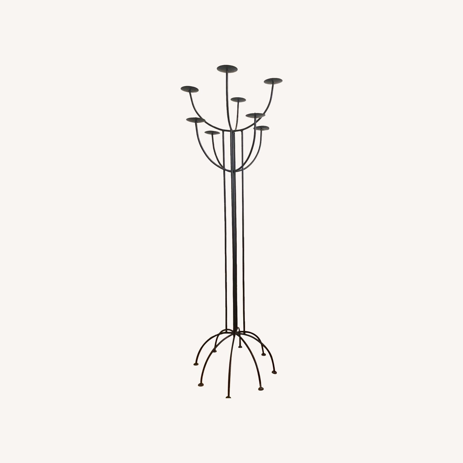 Iron Floor Candelabra - image-0