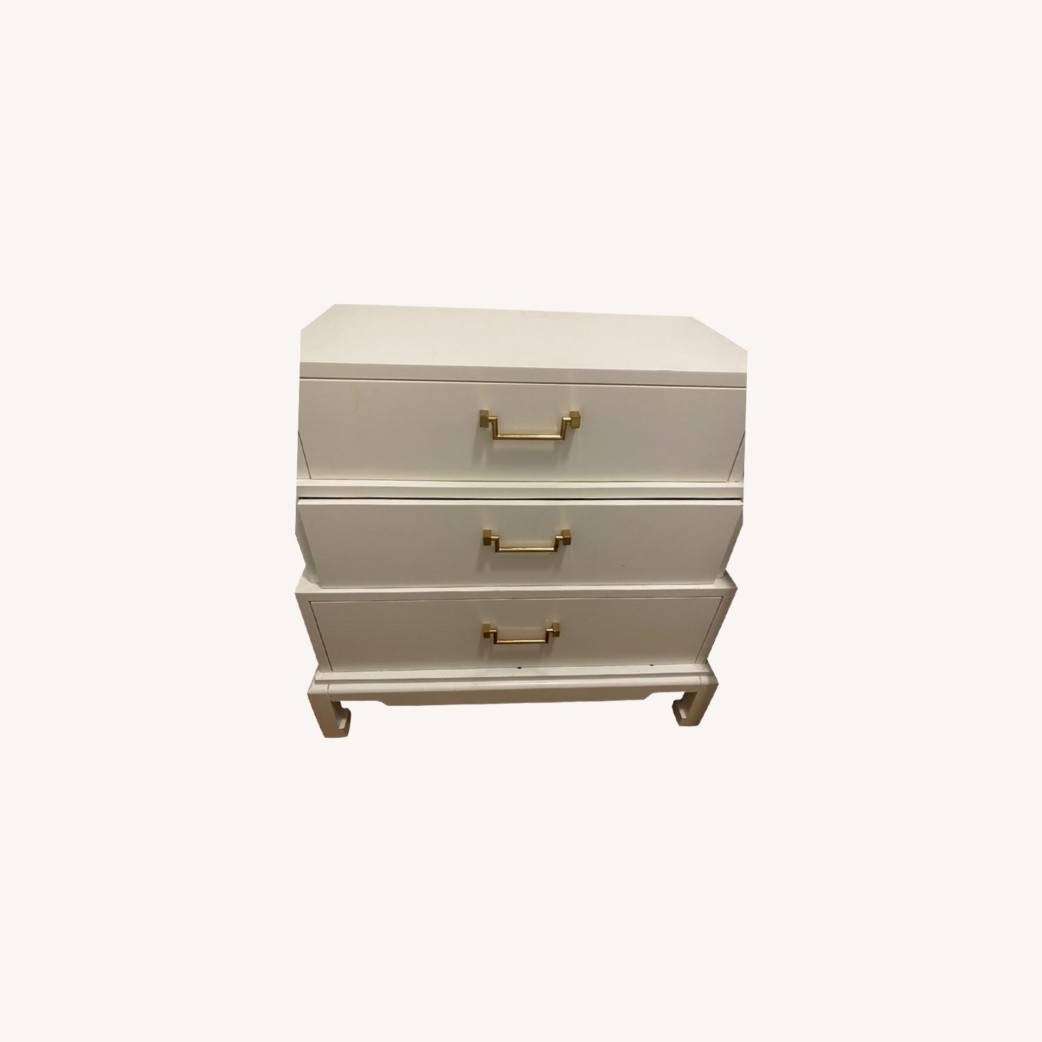 Bungalow 5 Jasmine White Tall 3 Drawer Dresser - image-0
