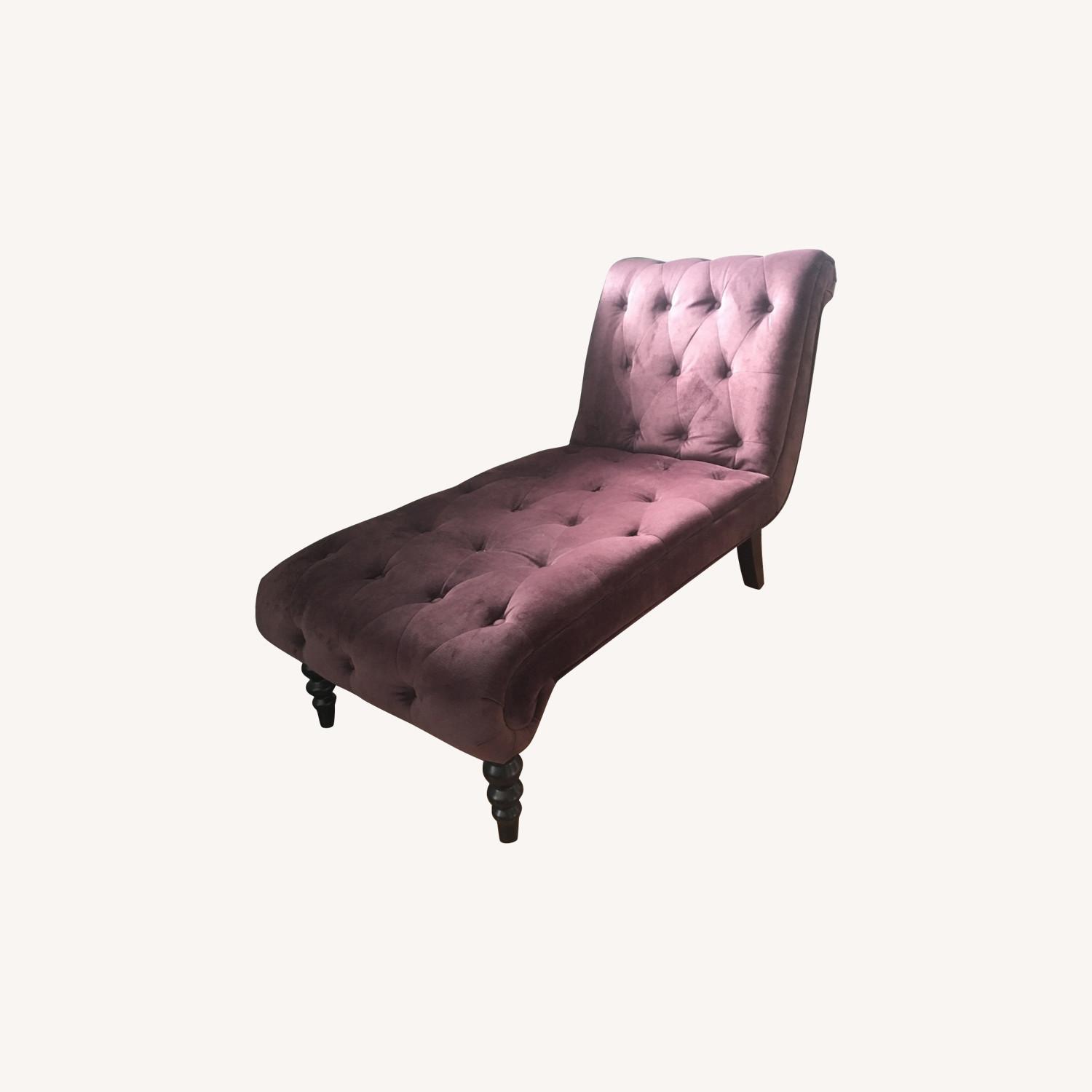 Wayfair Plush Purple Velvet Chaise Lounge AptDeco