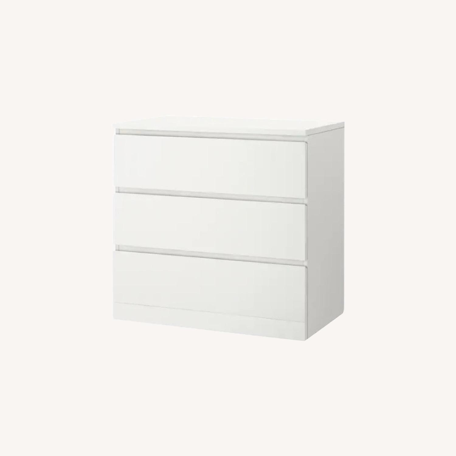 IKEA Malm 3 Drawer Dresser - image-0