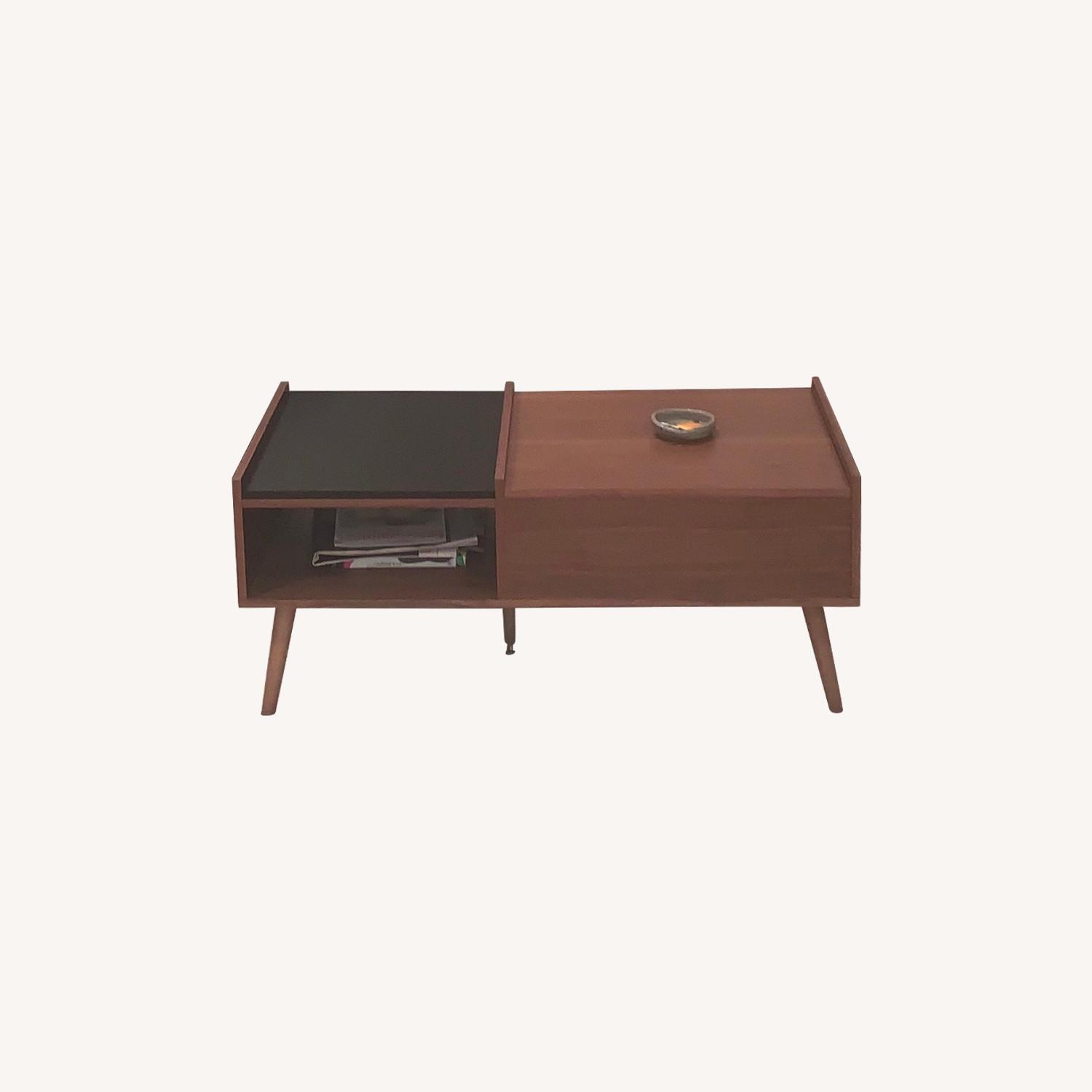 Target Coffee Table Walnut/Black AptDeco
