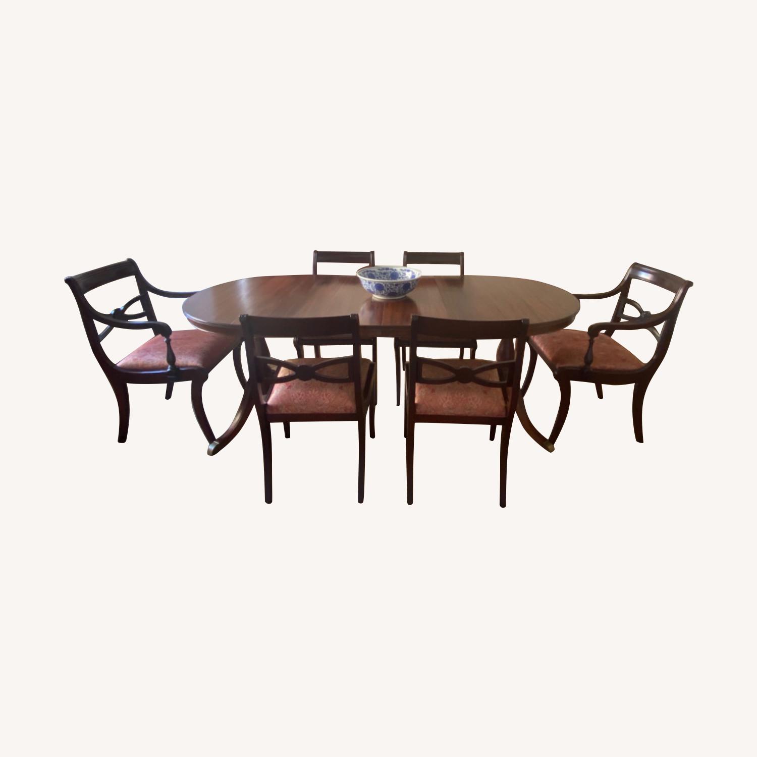 Restored Antique Dining Table and Chairs AptDeco