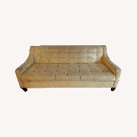 Peach 80" Sofa in Velvet