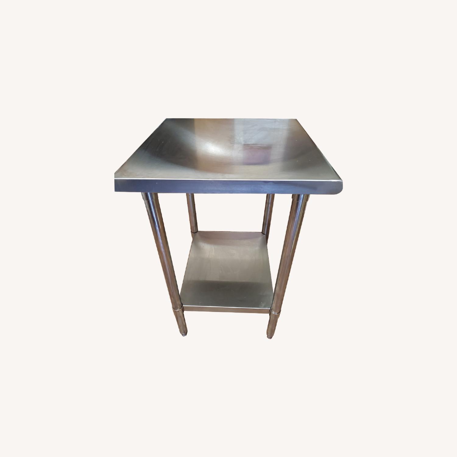 Stainless Steel Kitchen Utility Table - image-0