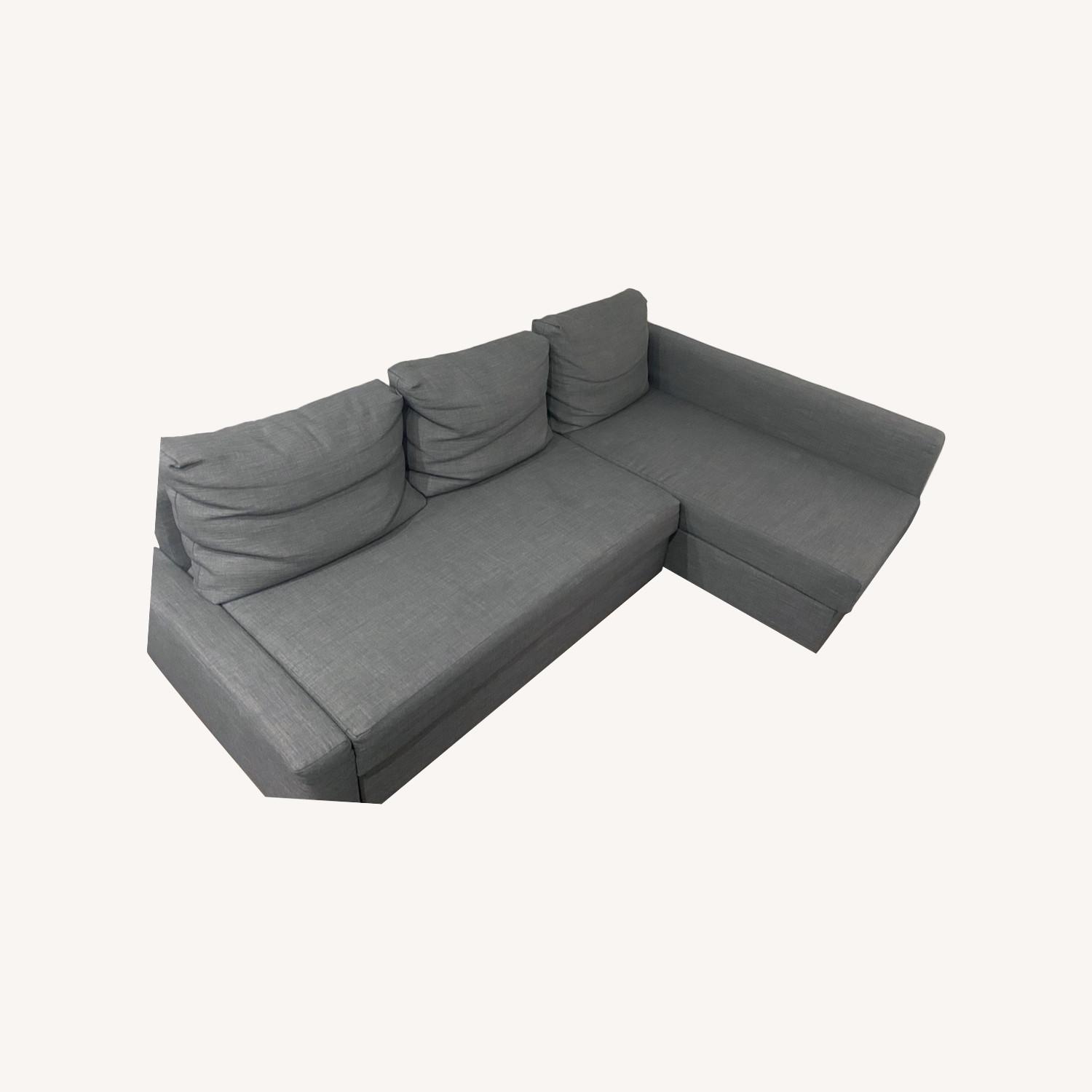 IKEA Sleeper L Shape Sofa AptDeco
