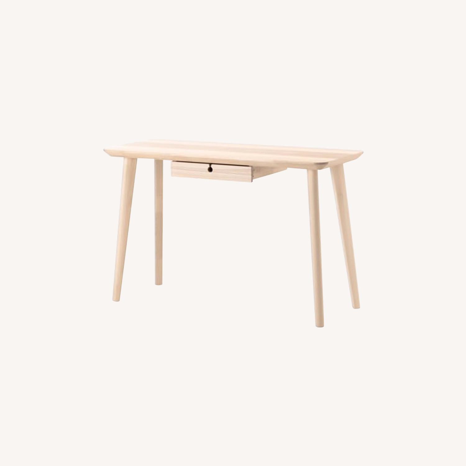 IKEA Lisabo Minimalist Desk AptDeco
