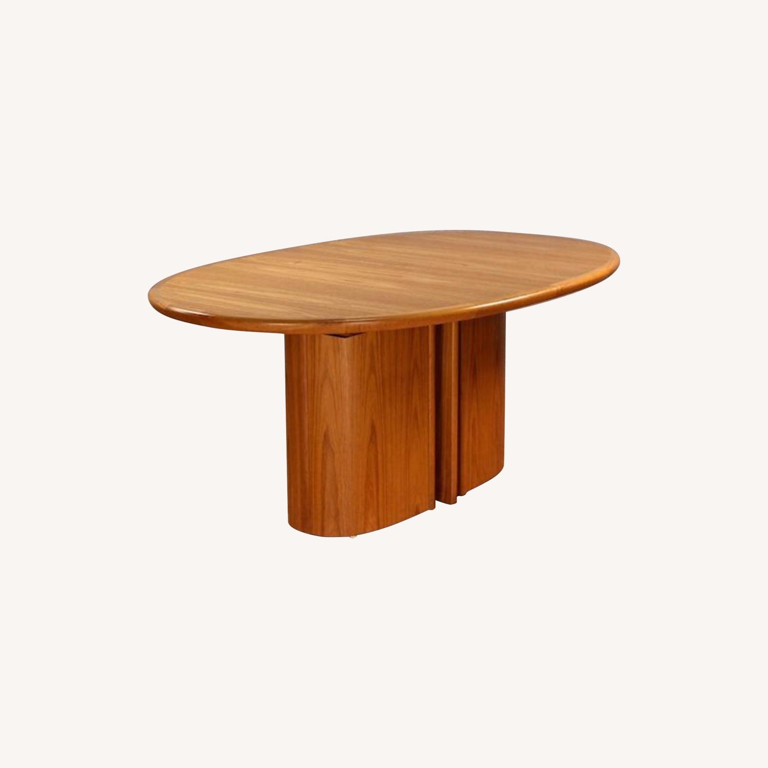 Danish Modern Teak Expandable Dining Table - image-0
