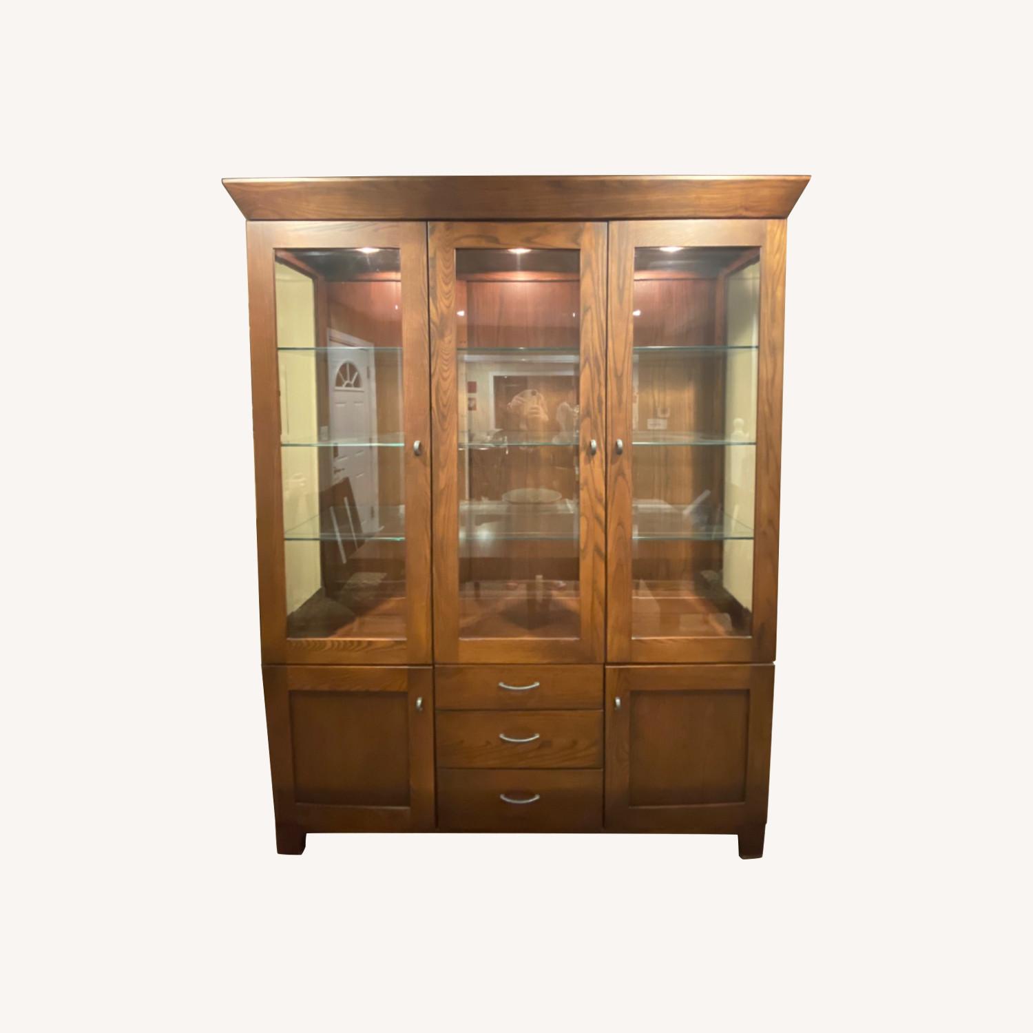 Ethan Allen Dining Room Hutch AptDeco