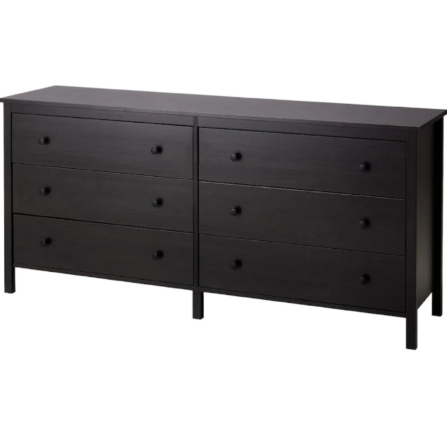 IKEA Black 6-Drawer Dresser - image-5