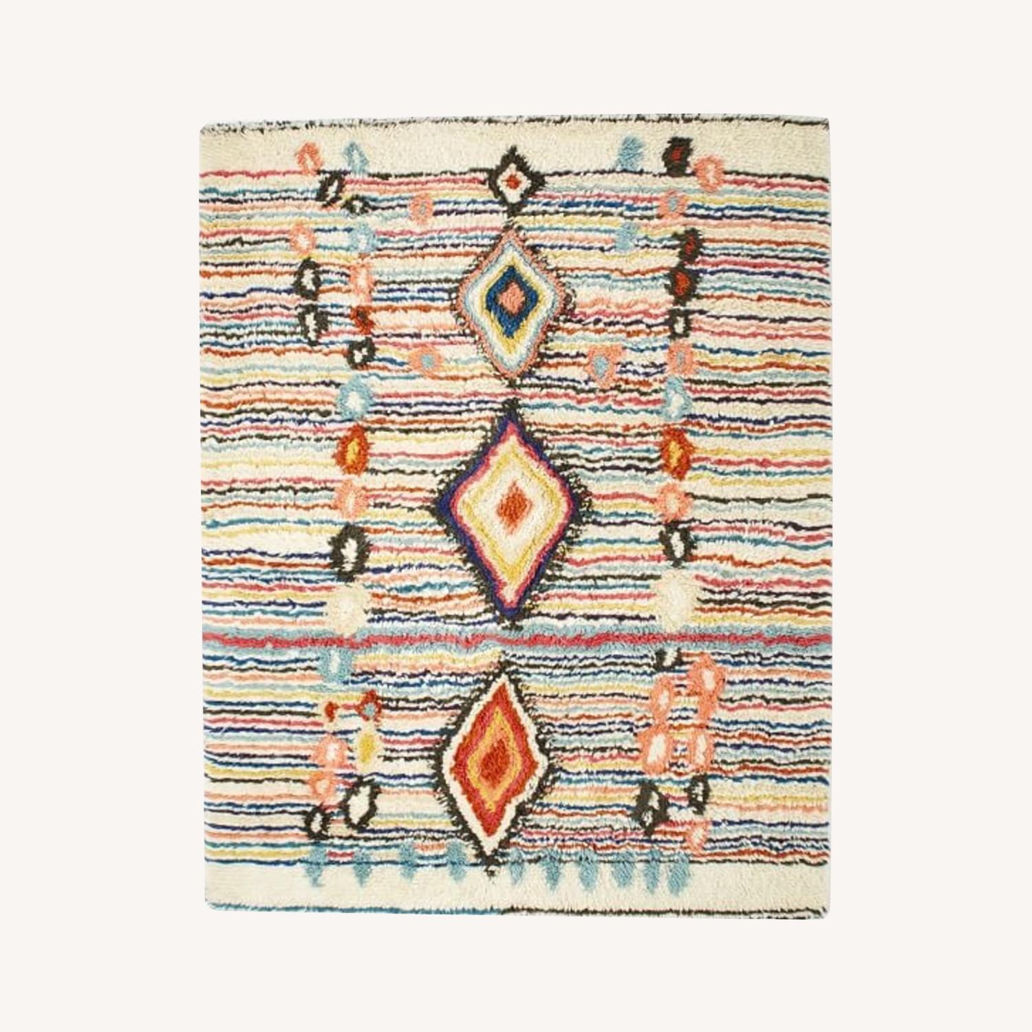 West Elm Charm Wool Rug, Multi - AptDeco