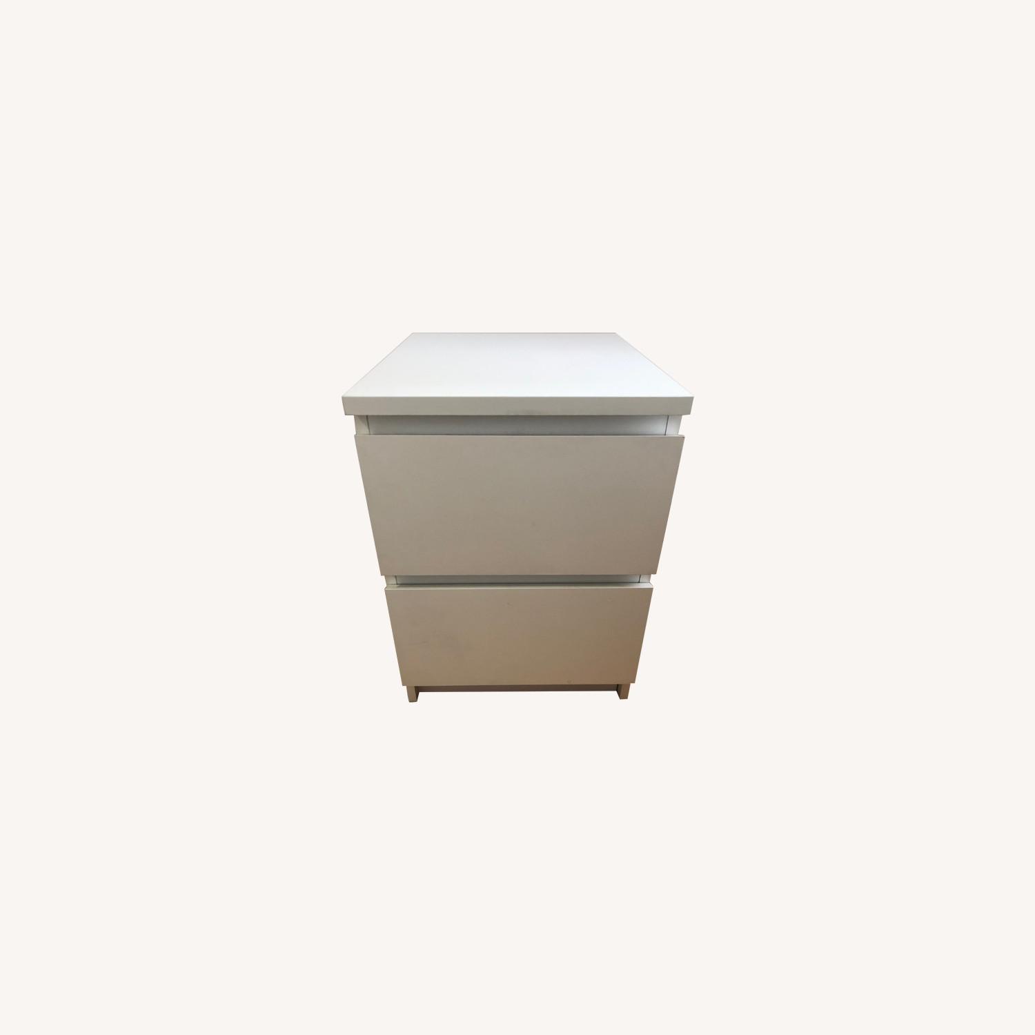 IKEA MALM White Nightstand AptDeco