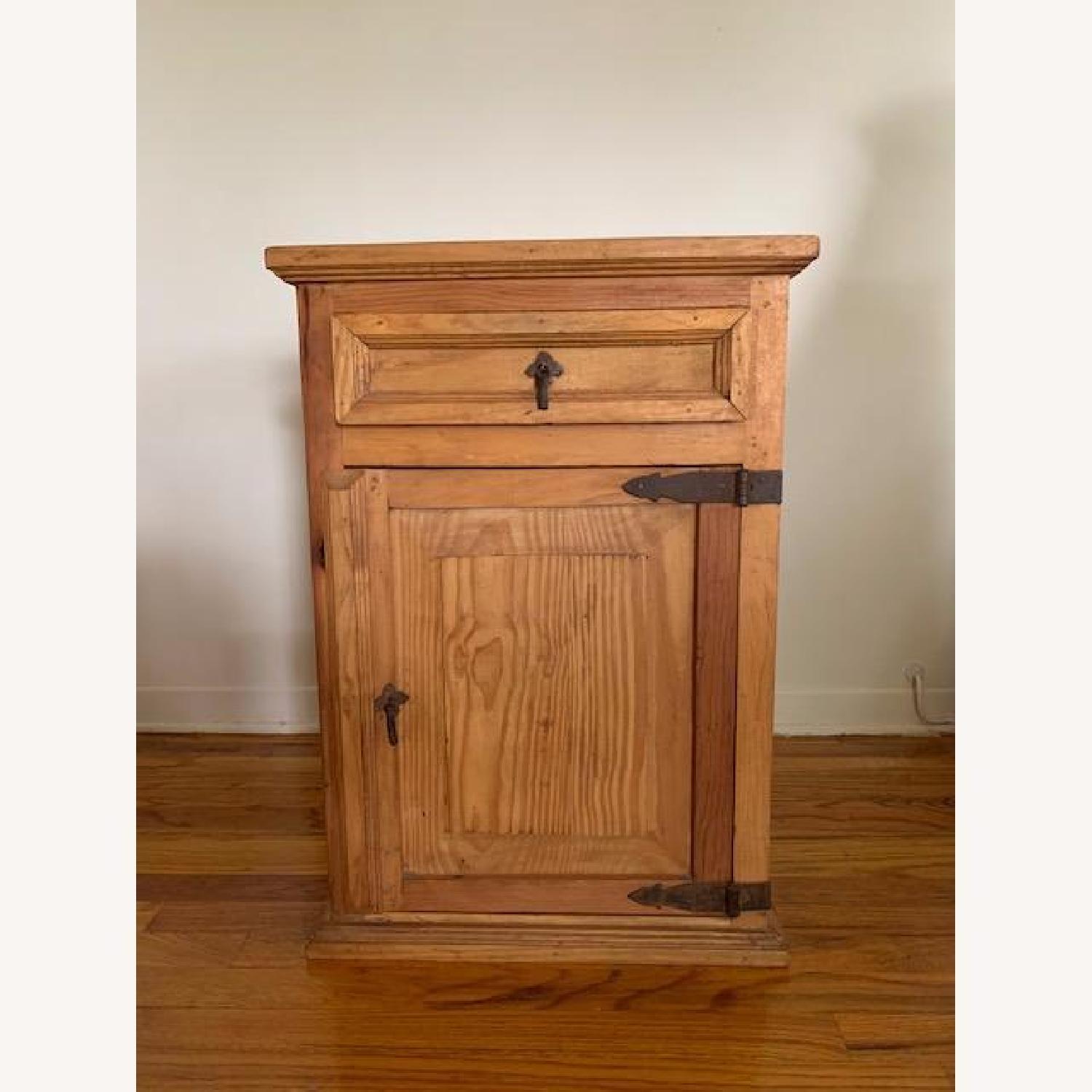 Pottery Barn Pine Nightstand - image-1