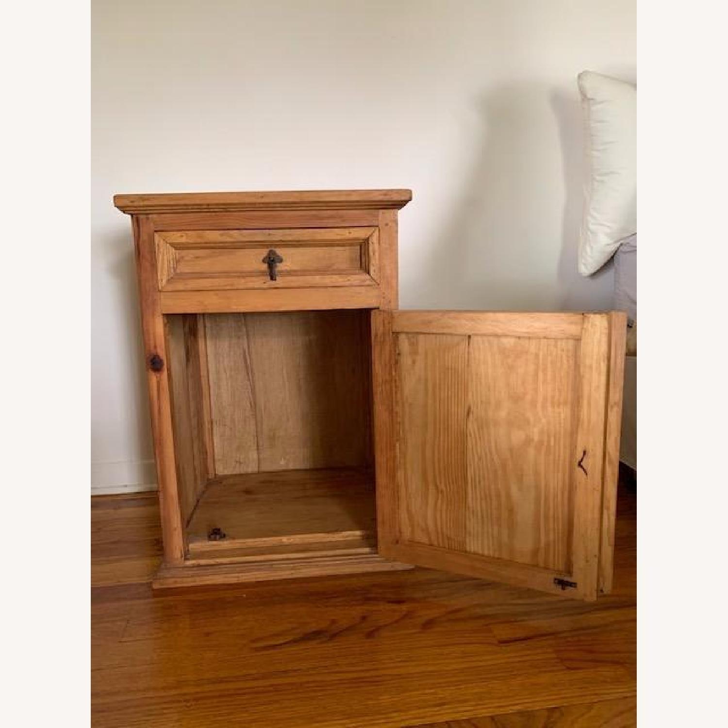 Pottery Barn Pine Nightstand - image-4