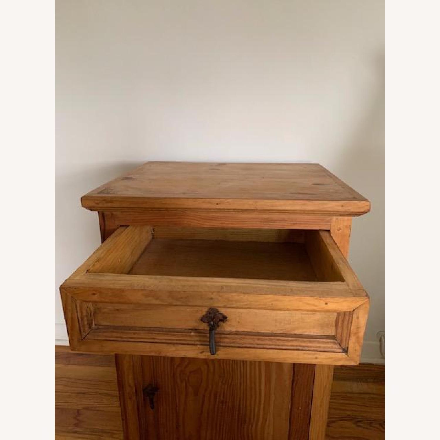 Pottery Barn Pine Nightstand - image-5