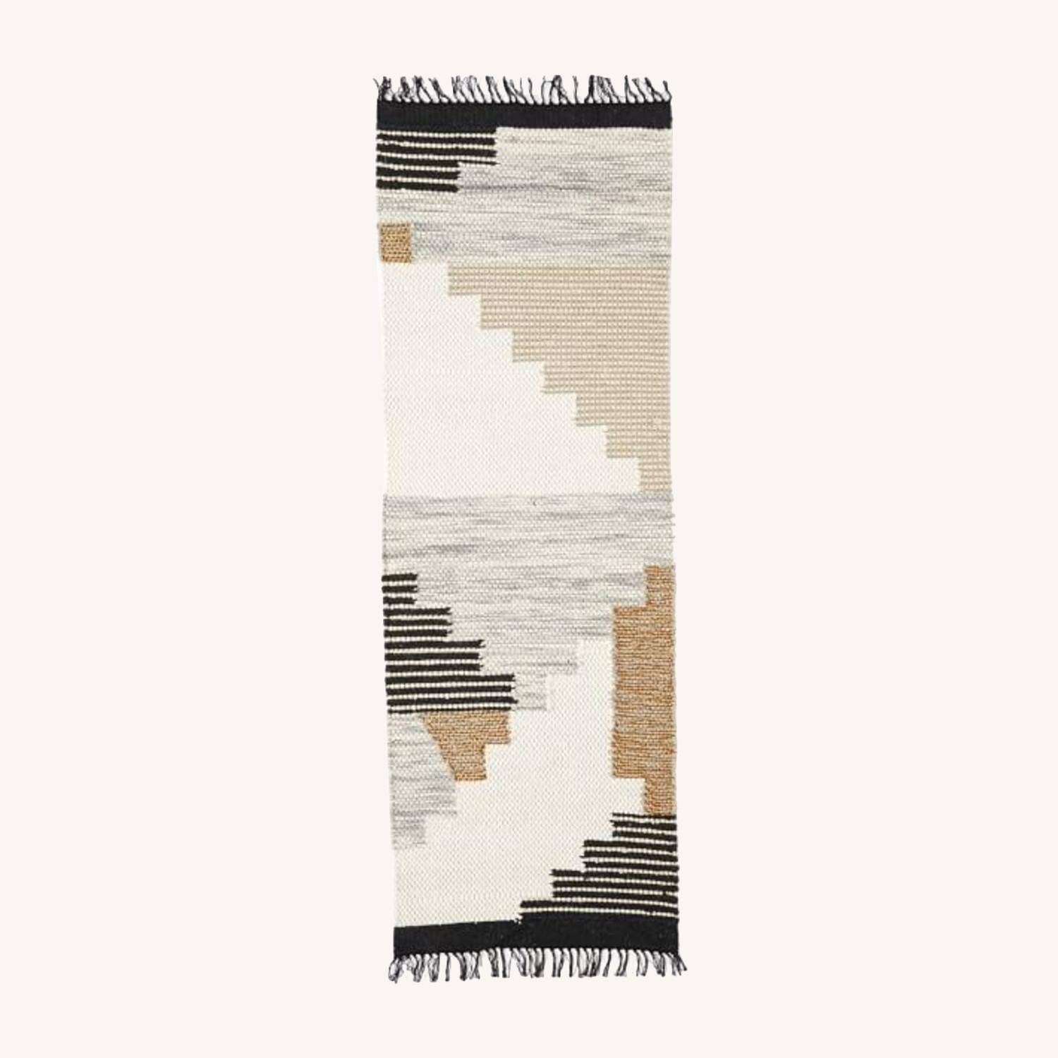West Elm Colca Wool Rug, Flax - image-0