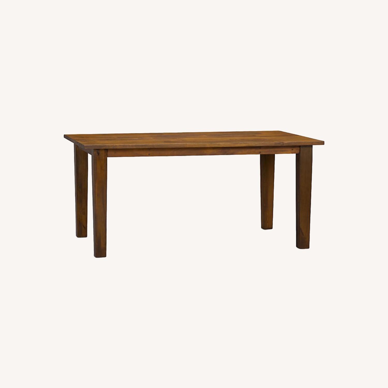 Crate & Barrel Basque Honey Dining Table AptDeco
