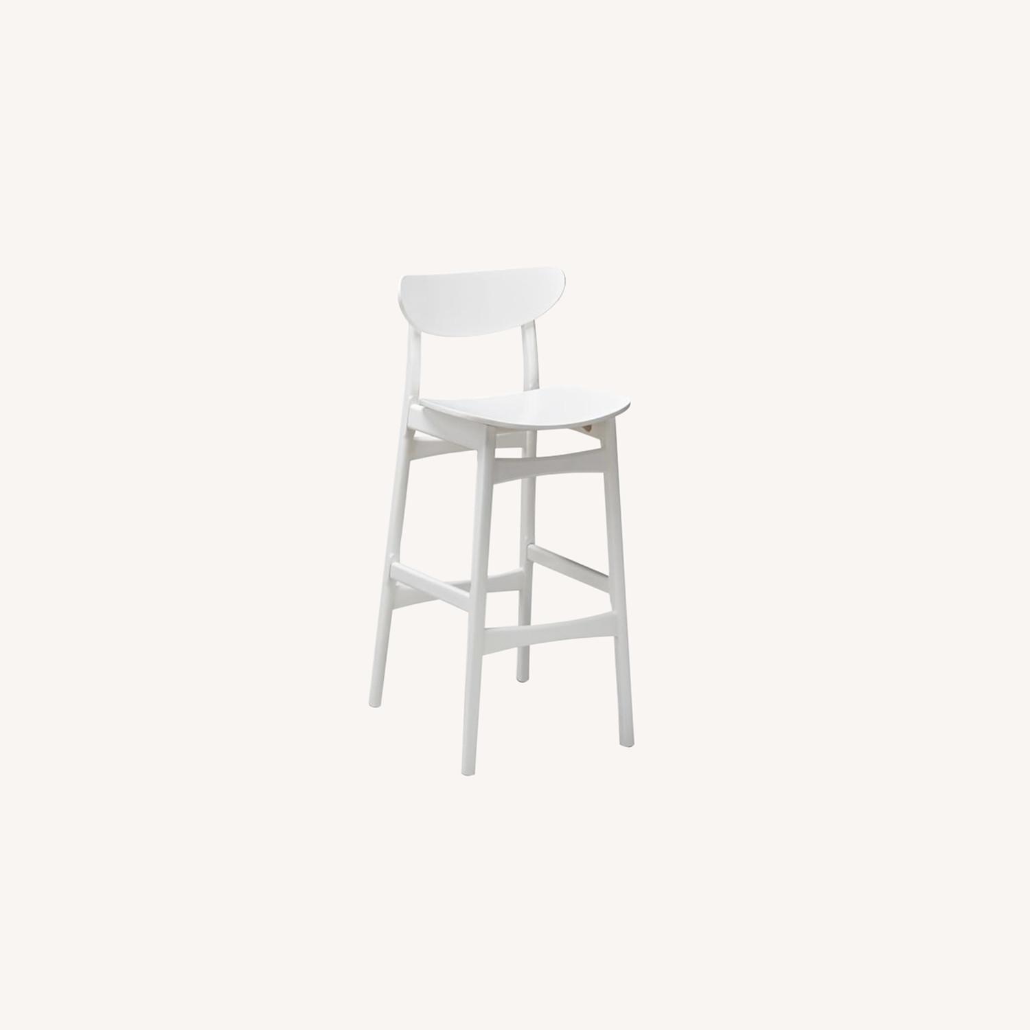 West Elm Classic Cafe Lacquer Wood Bar Stool AptDeco