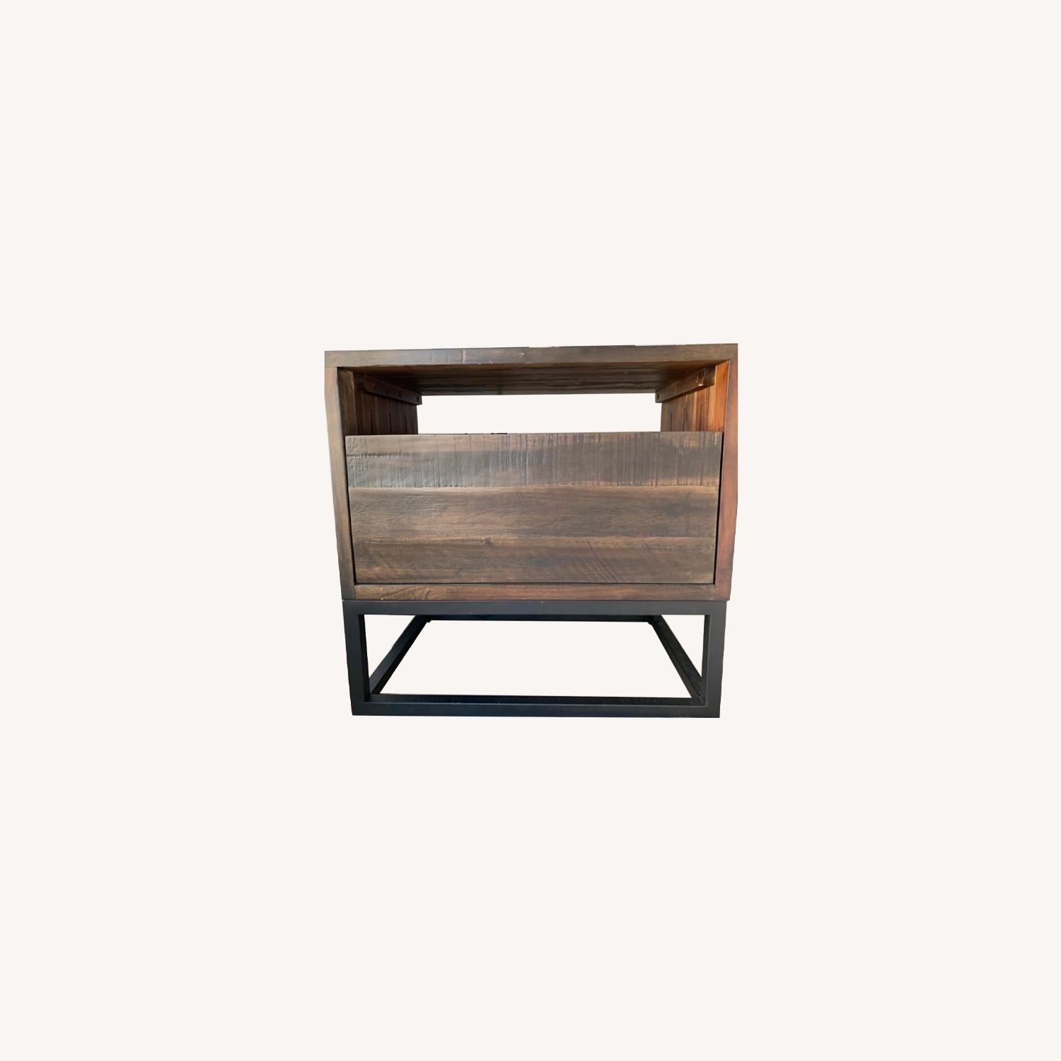Crate & Barrel Bed Side Table AptDeco