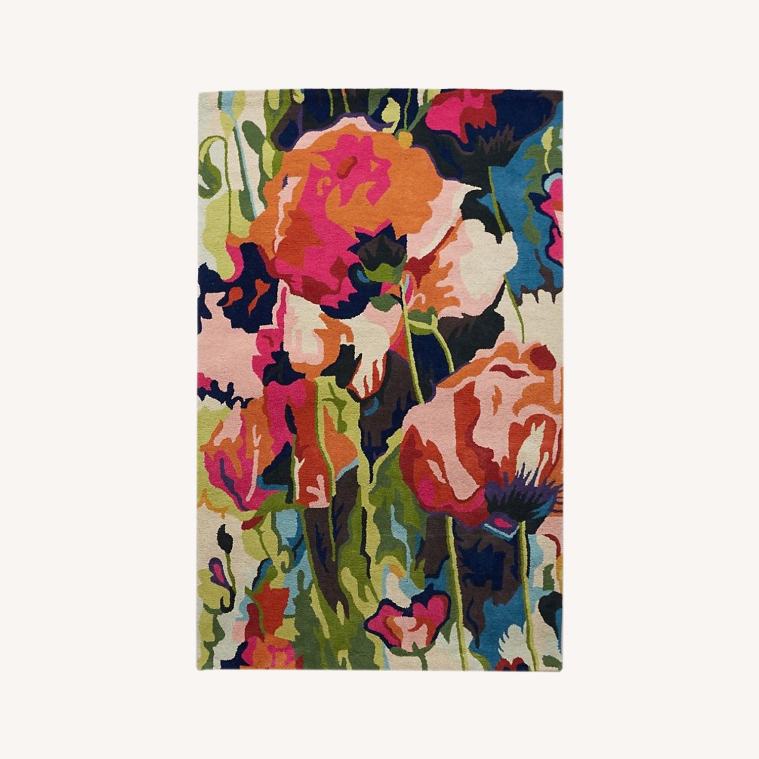 Anthropologie Poppy Rug 5x8 - image-0