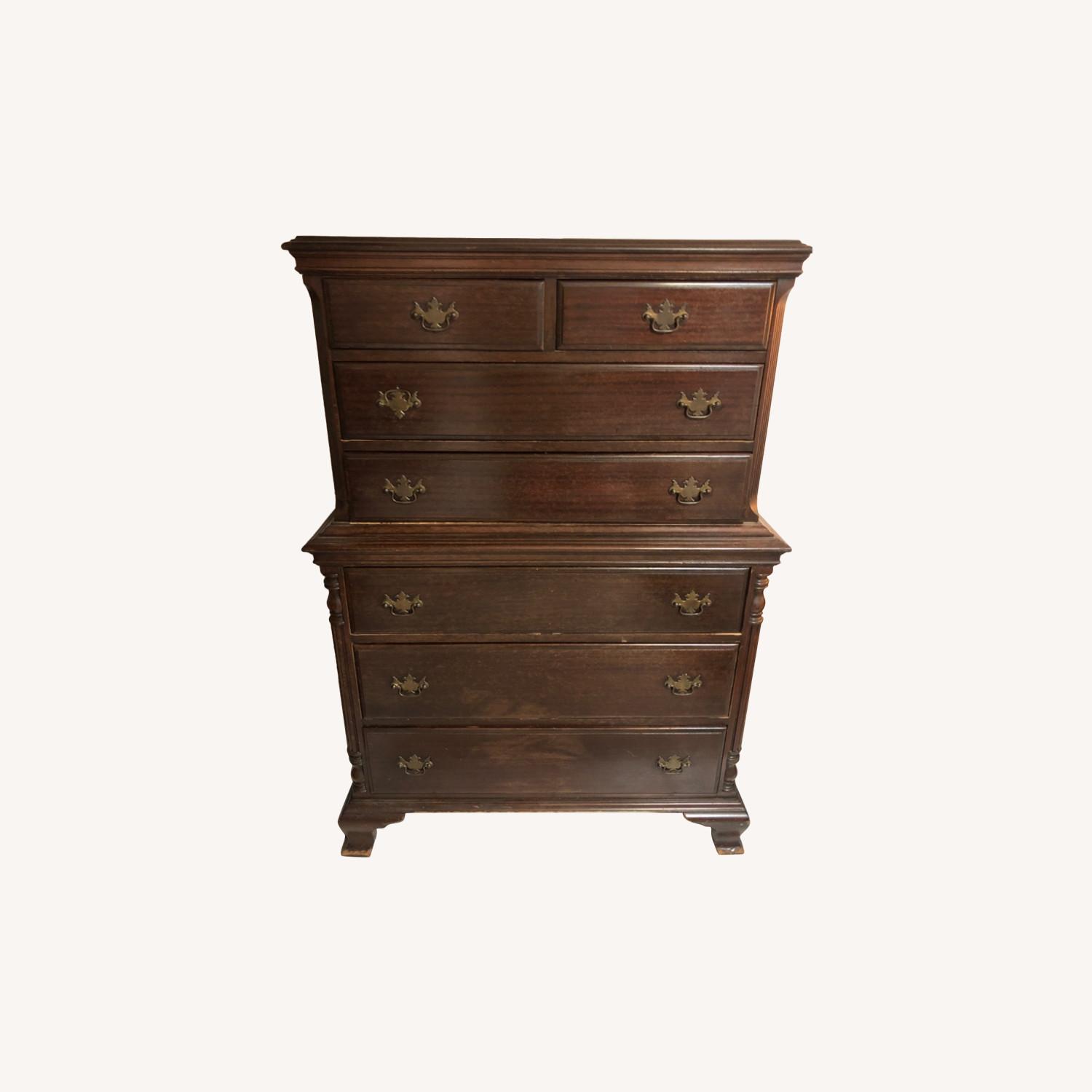 Antique Tall Dresser - AptDeco