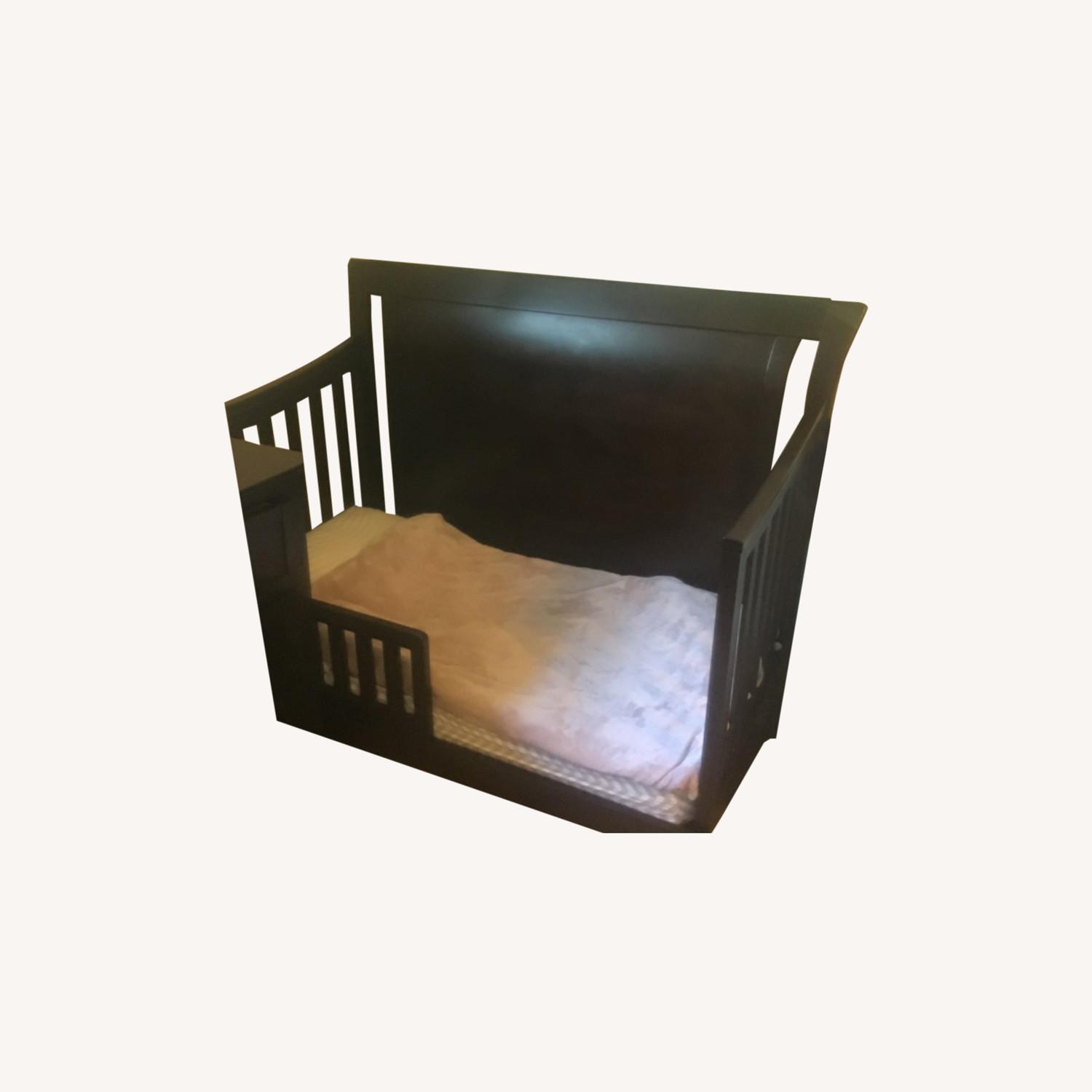 Convertible Crib to Twin Bed With Headboard AptDeco