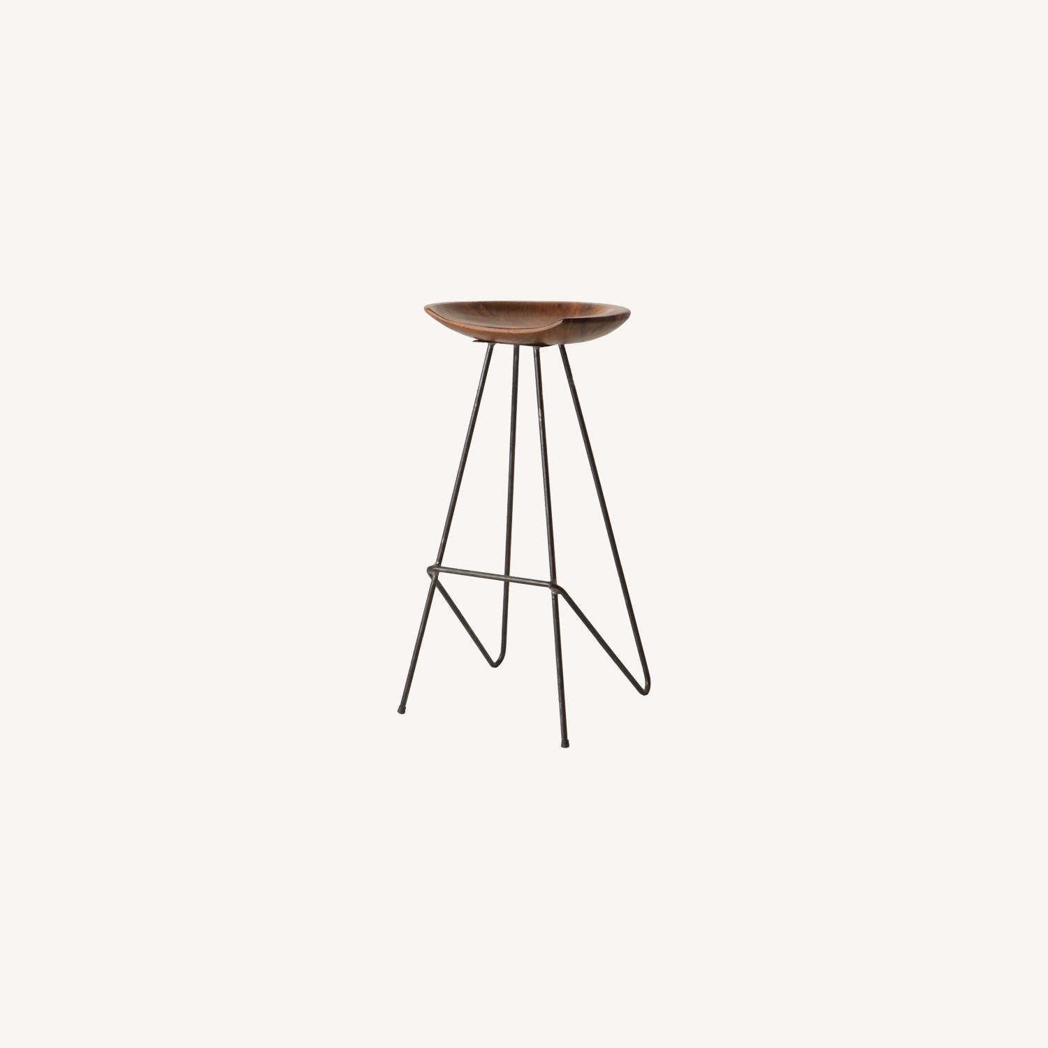 Zin Home 4 Scoop Counter Stools - image-0