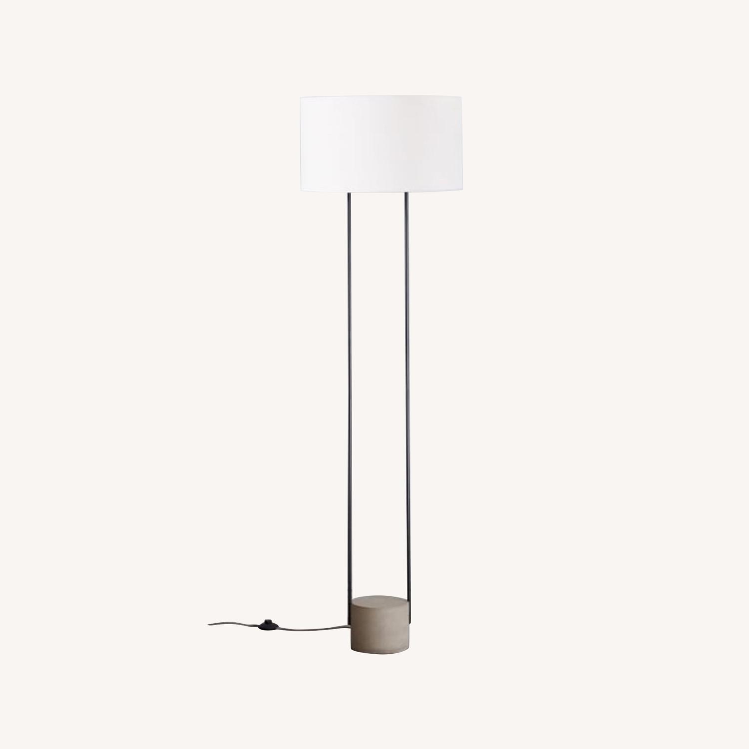 West Elm Industrial Outline Floor Lamp, Concrete AptDeco