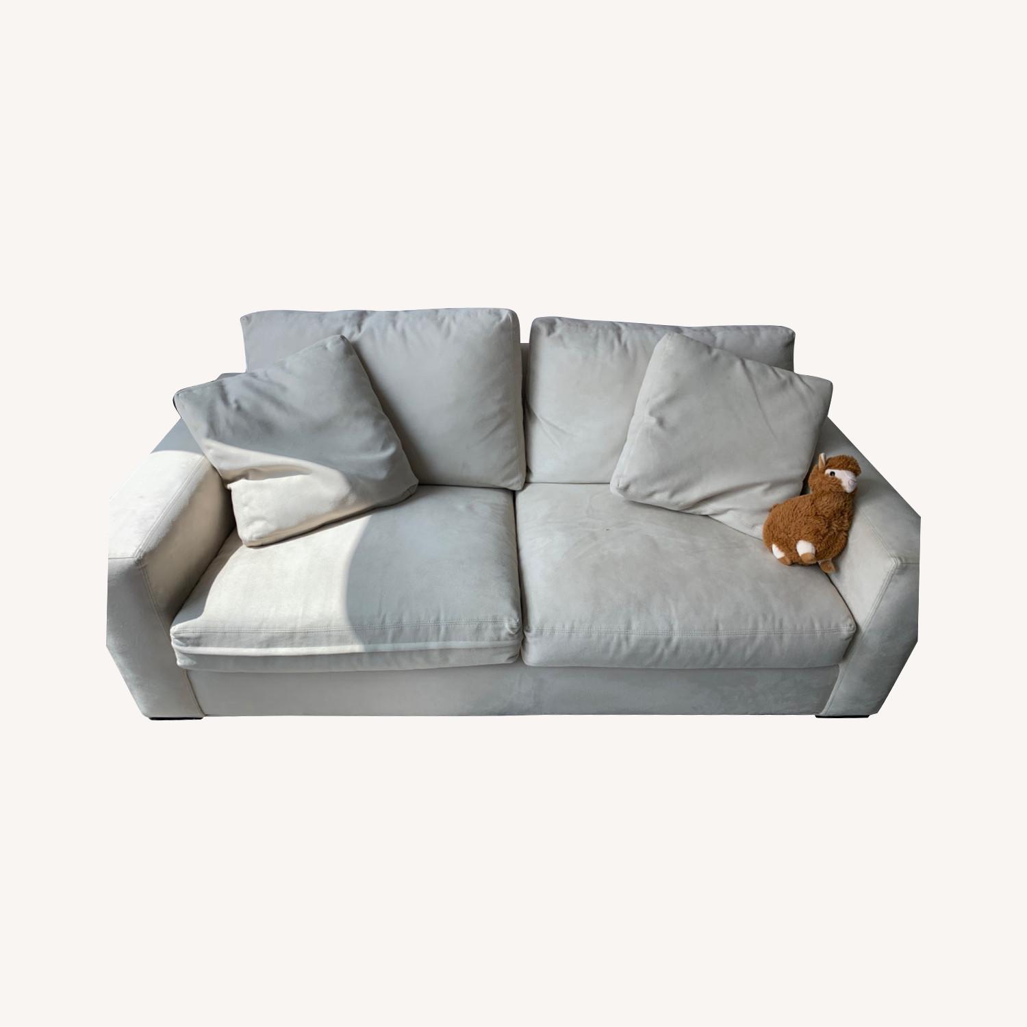 Room & Board Microfiber Sofa AptDeco