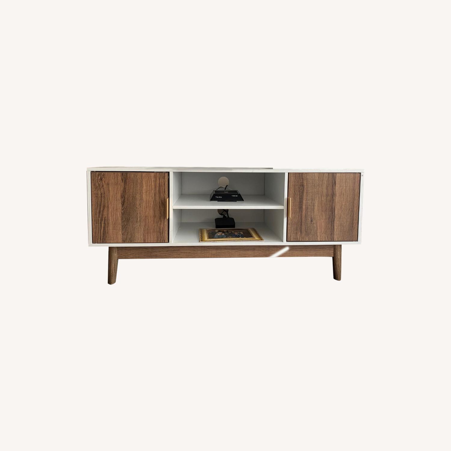 Wesley Scandinavian TV Stand Media Console AptDeco