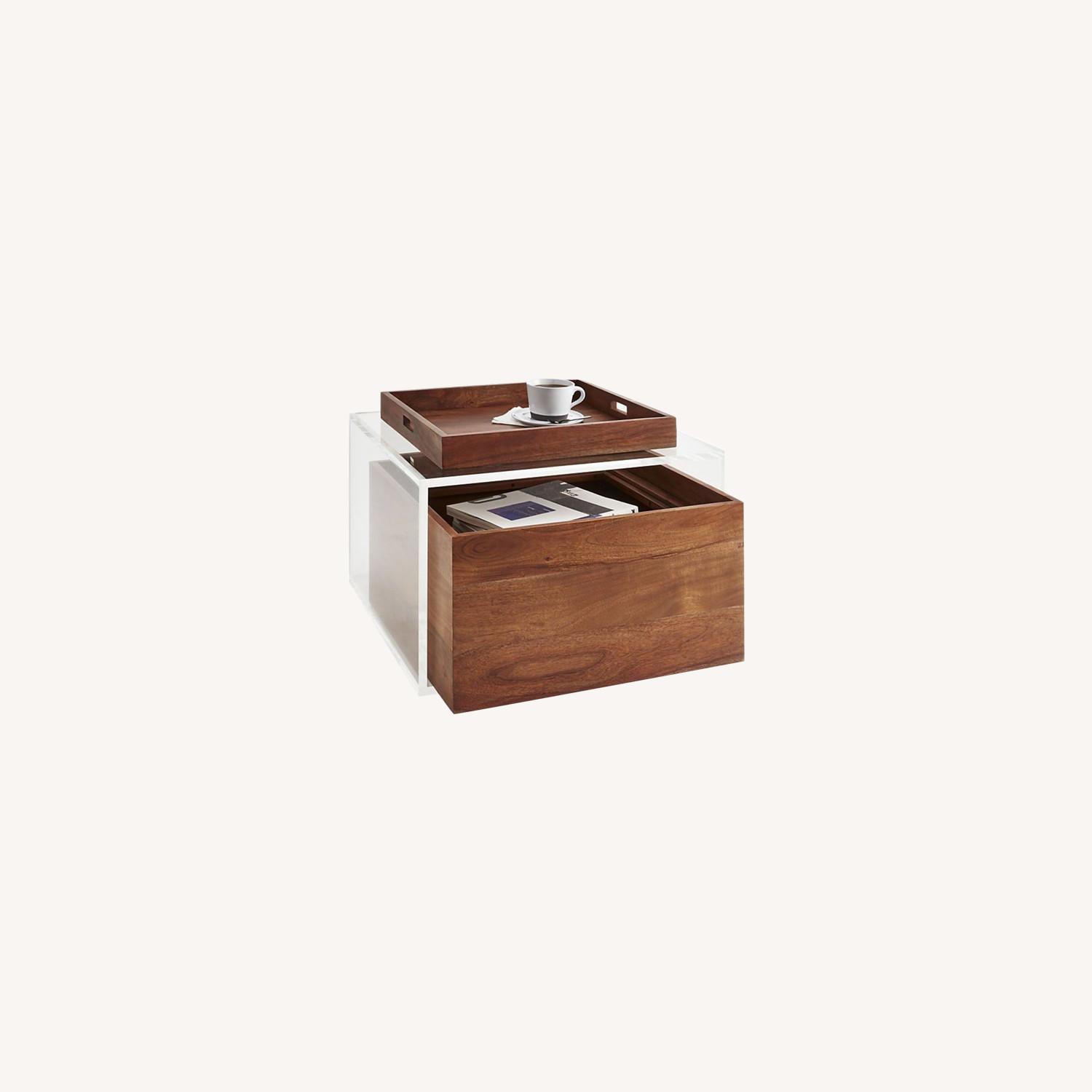 CB2 Fred Segal Storage Unit Coffee Table AptDeco