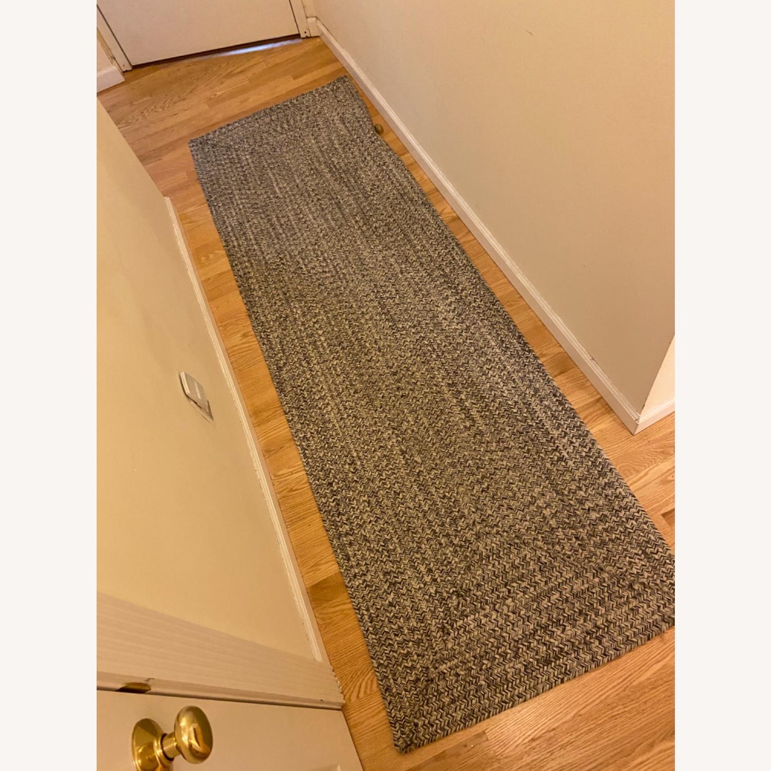 Rugs USA Salt and Pepper Solid Braided Runners AptDeco