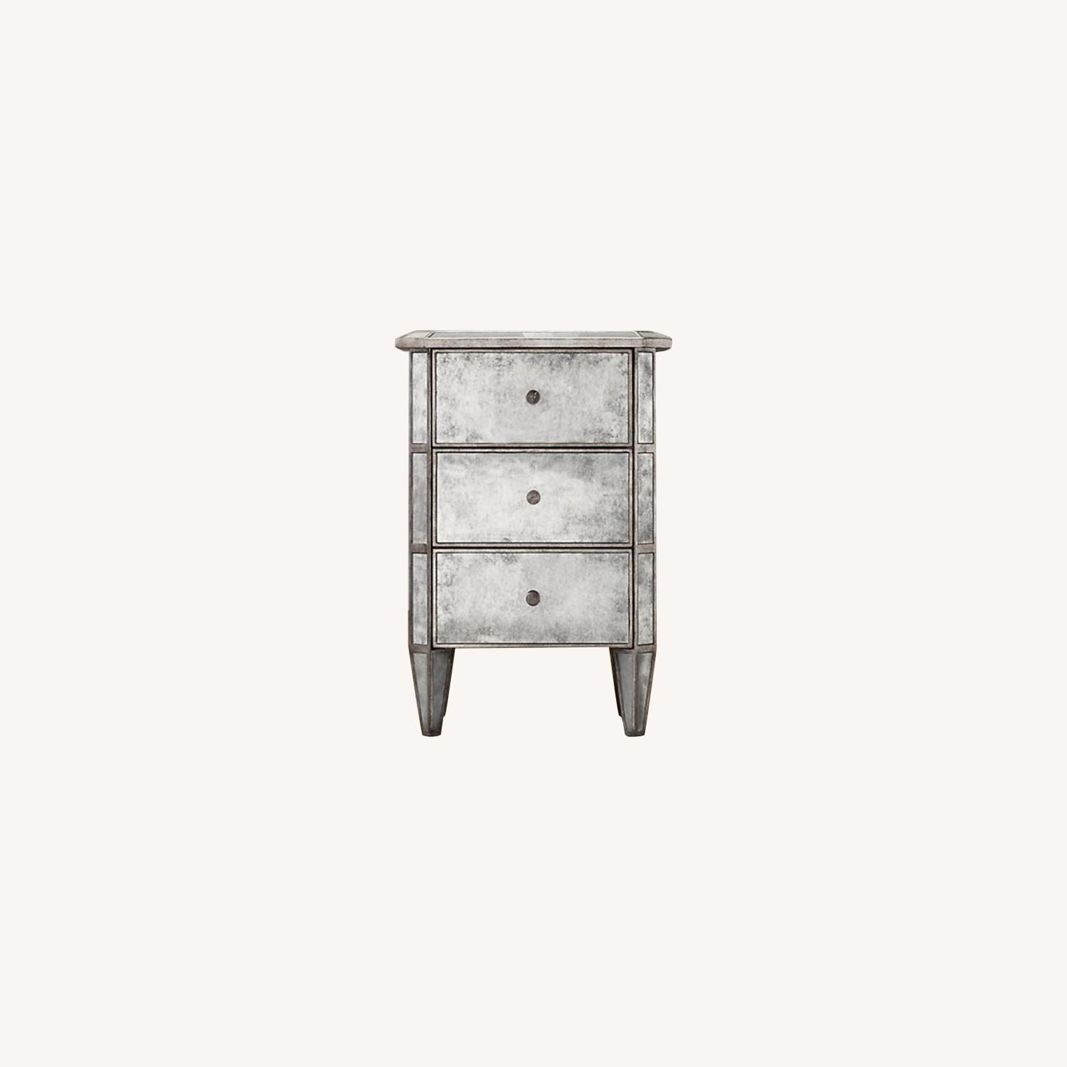 Restoration Hardware Baby and Child Mirrored Nightstand AptDeco