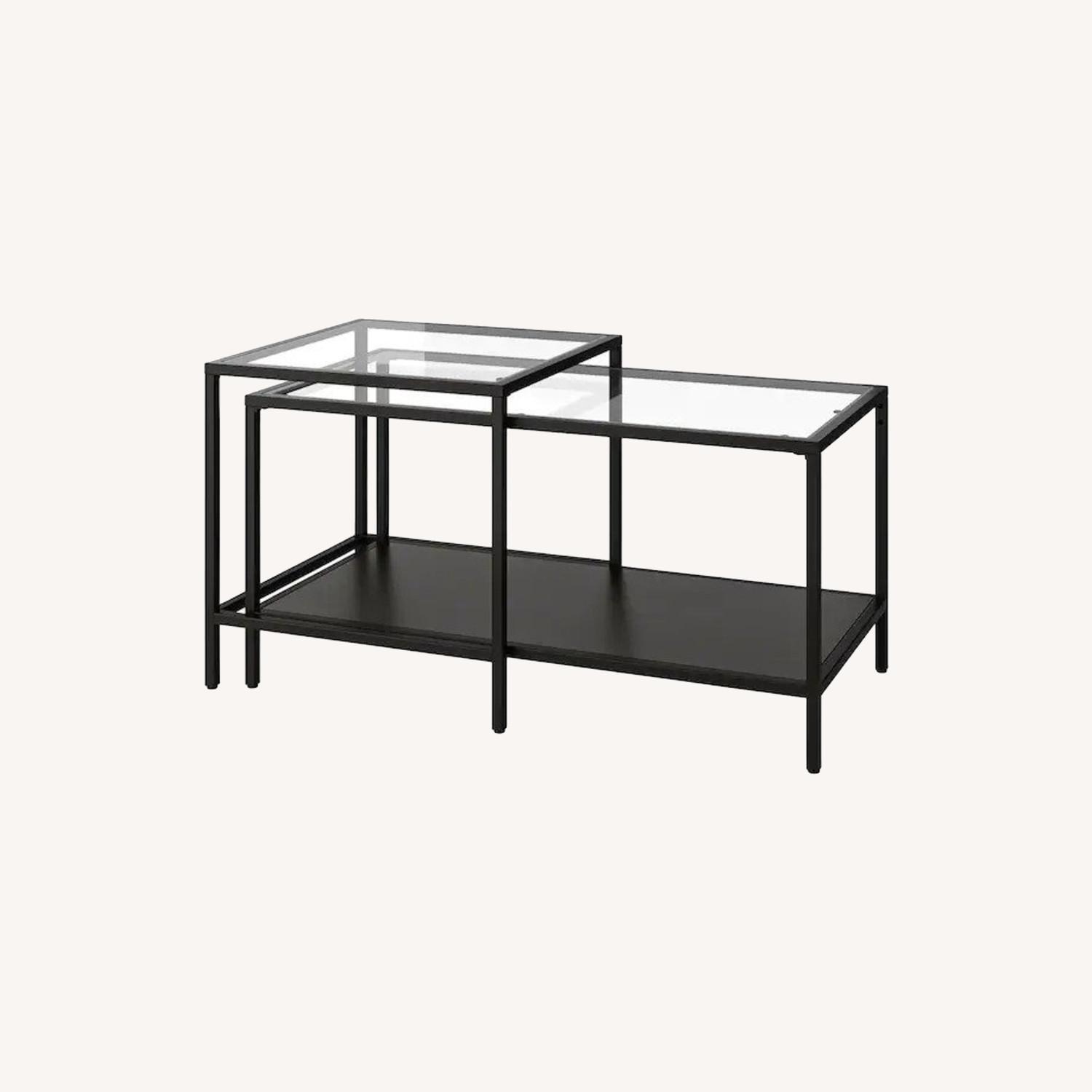 IKEA Nested Glass Tables - image-0