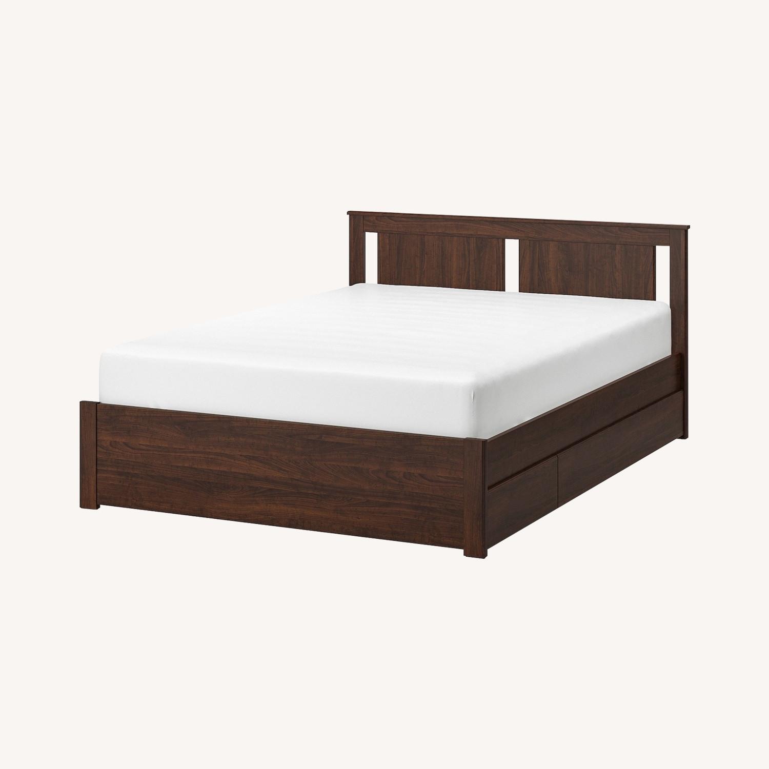 IKEA Songesand Full Bed with Drawers AptDeco