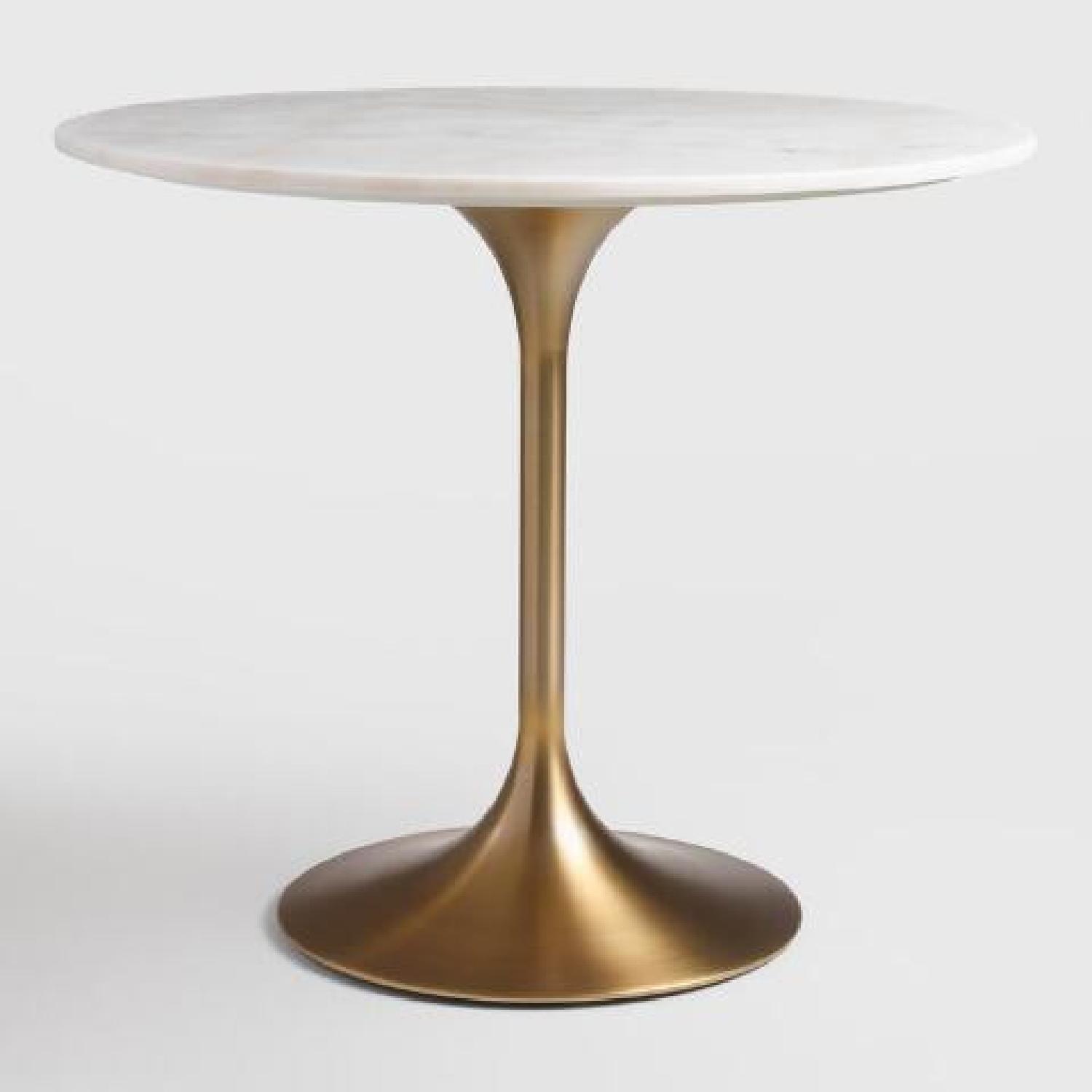 World Market Marble Tulip Table - image-0