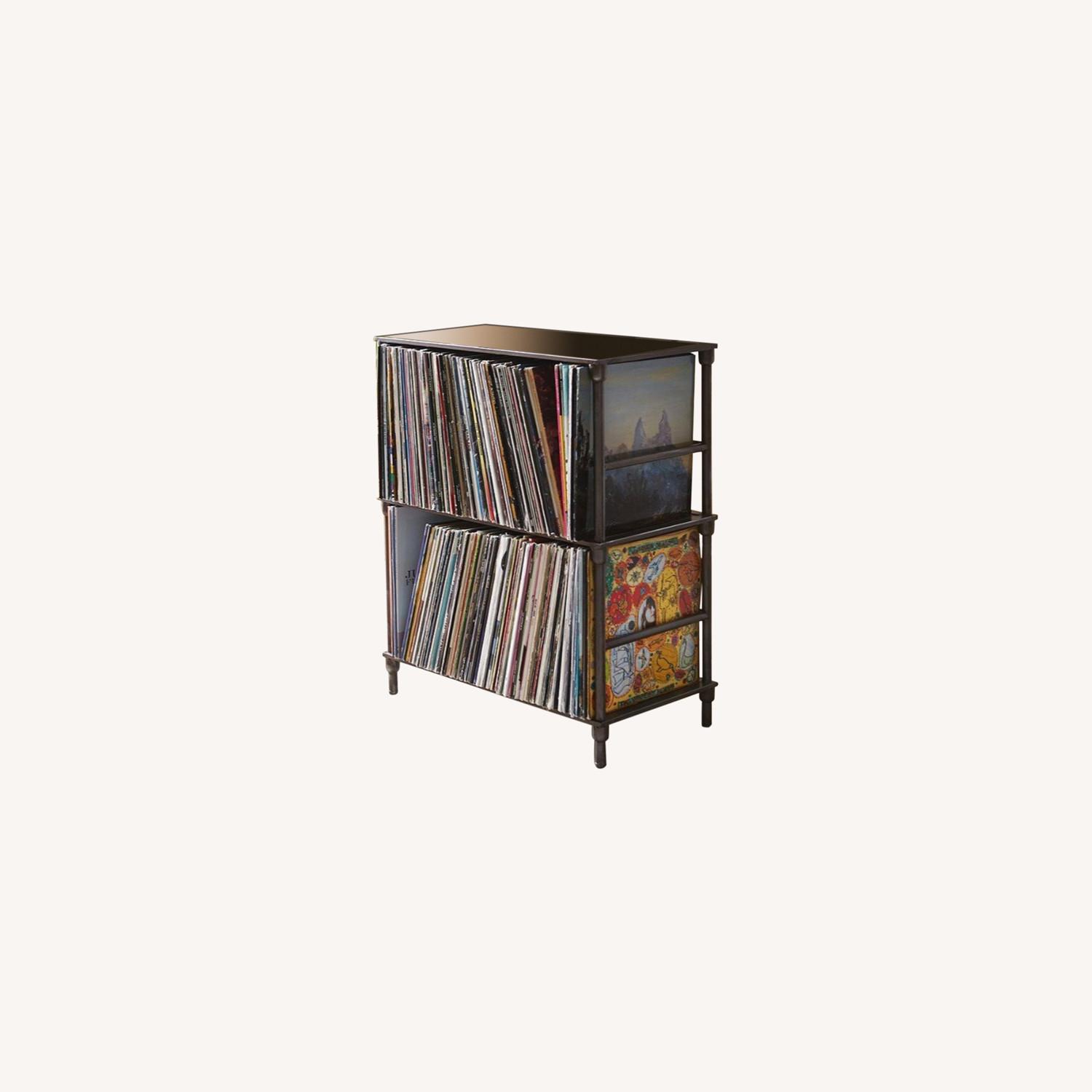 Urban Outfitters Vinyl Storage with Metal Framing and Wood AptDeco