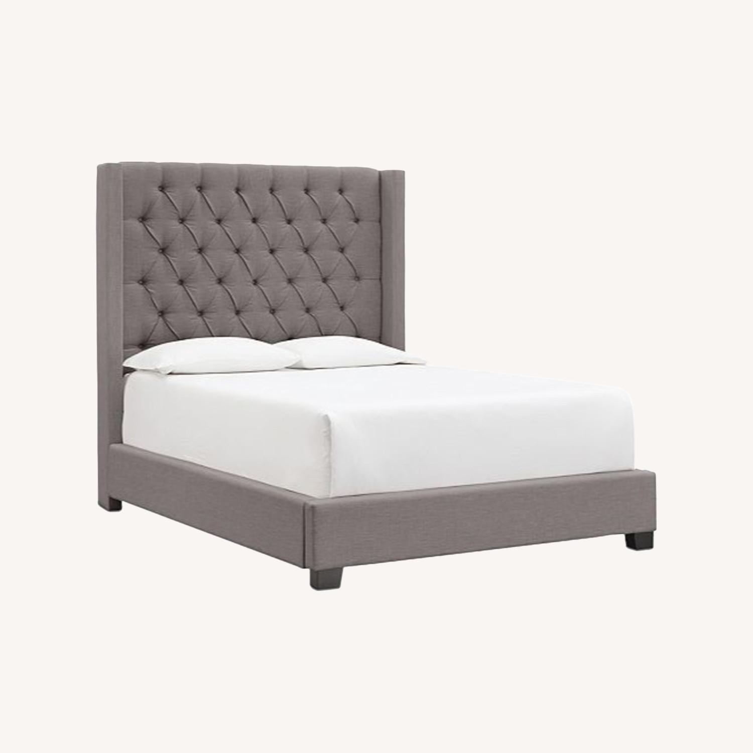 Macy's Upholstered Queen Bed AptDeco