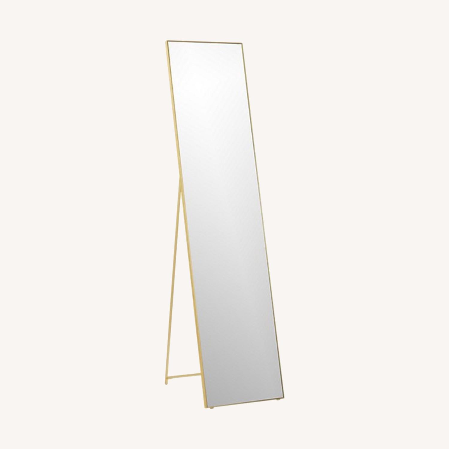 CB2 Standing Floor Glod Mirror AptDeco