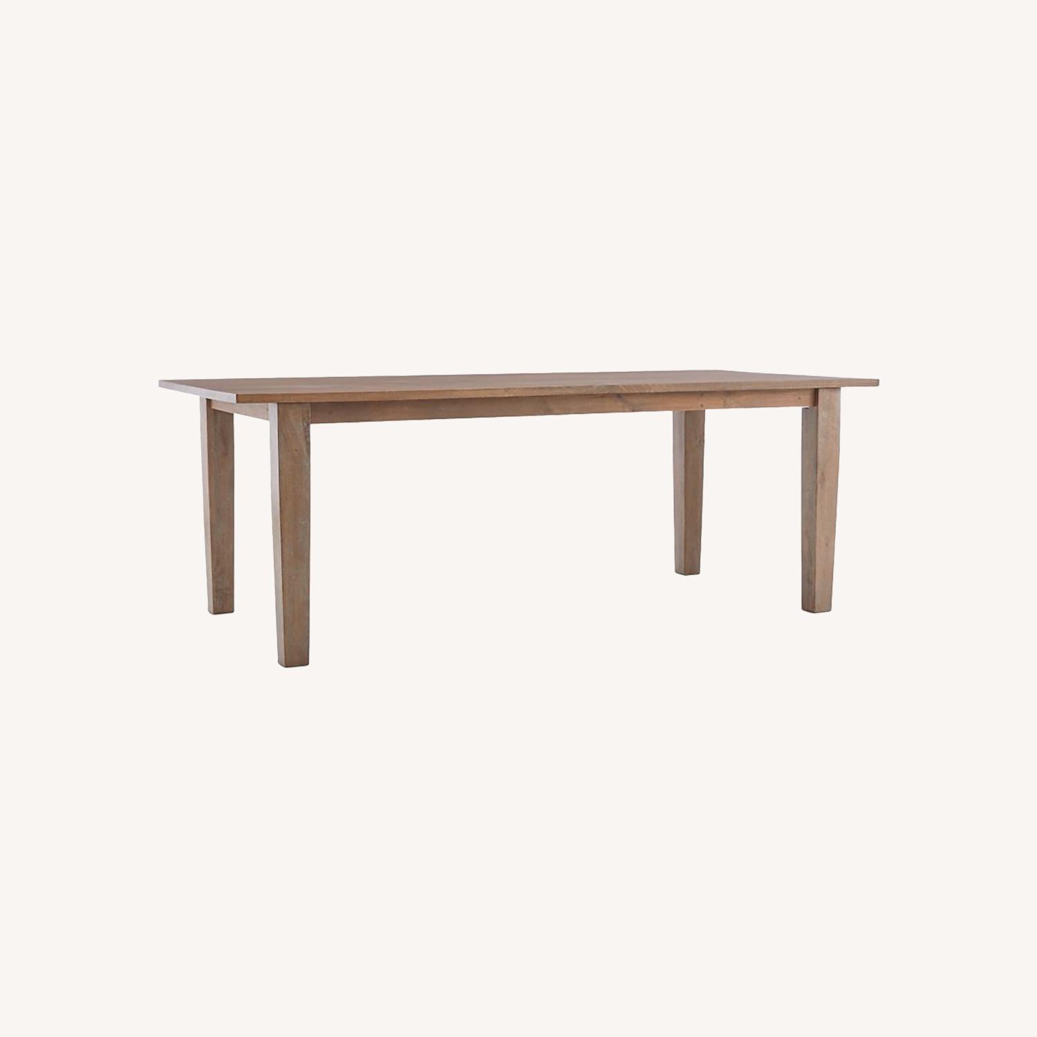 Crate & Barrel Basque Solid Wood Dining Table - image-0