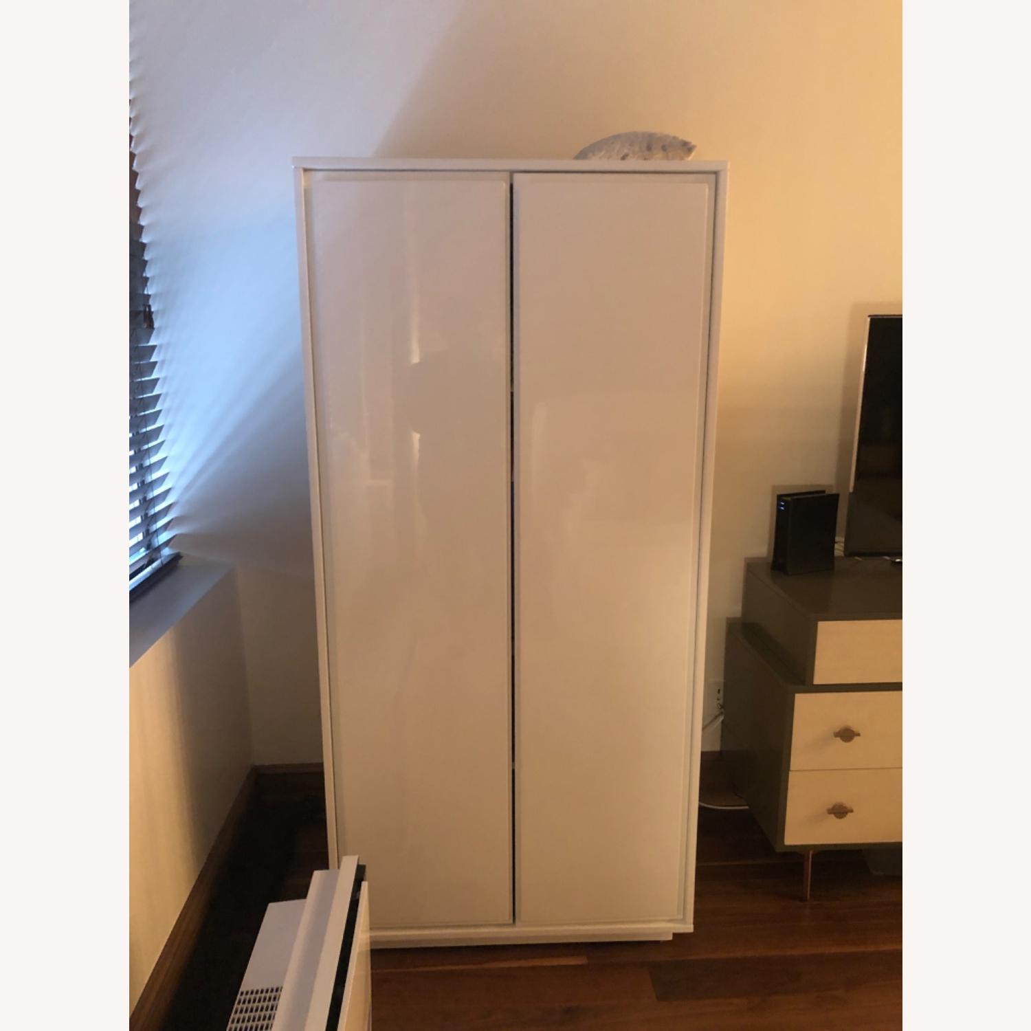 Cb2 2 door wardrobe AptDeco