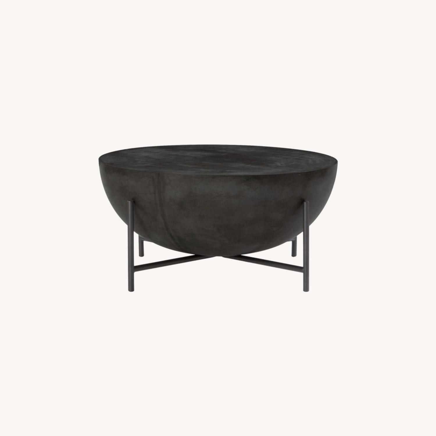 CB2 Darbuka Black Coffee Table AptDeco