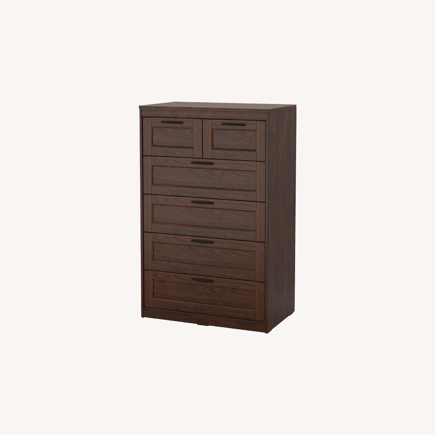 IKEA Wooden 6 Drawer Dresser - image-0