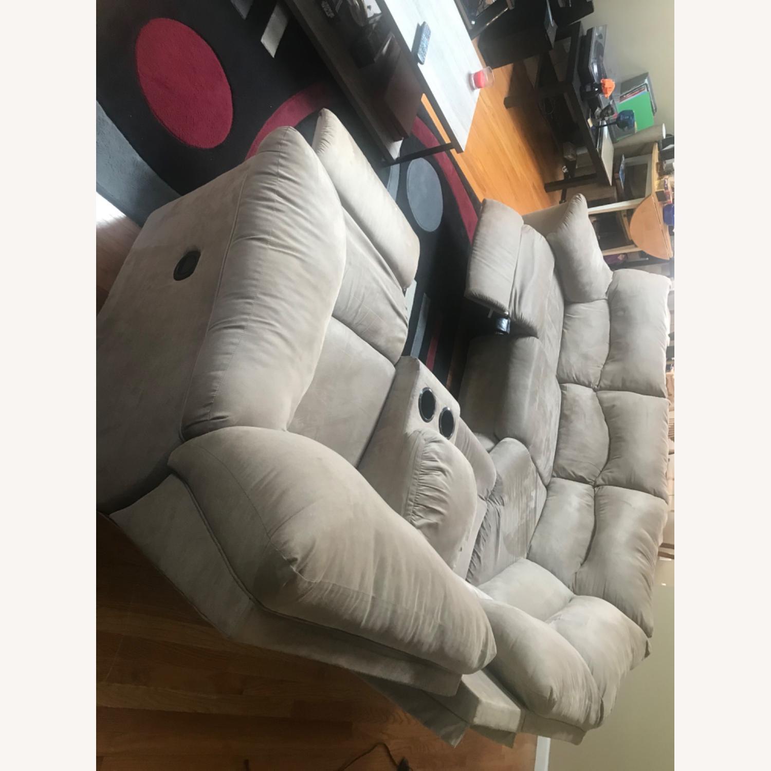 Ashley Furniture Amazon Reclining Sectional Sofa AptDeco