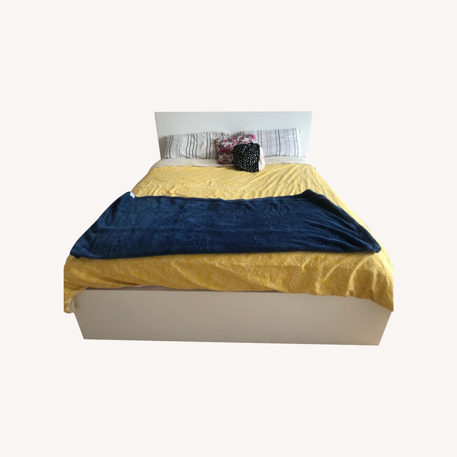 Ikea Queen Bed Frame White Aptdeco
