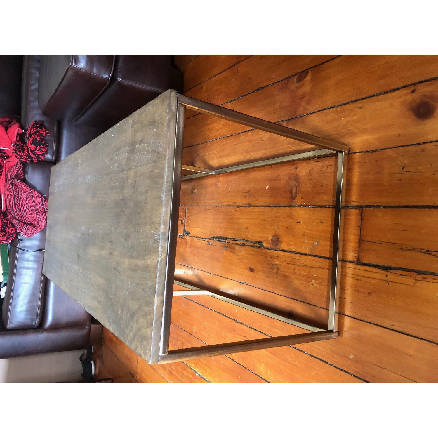 Pottery Barn Delaney Coffee Table Wood/French Grey - image-1