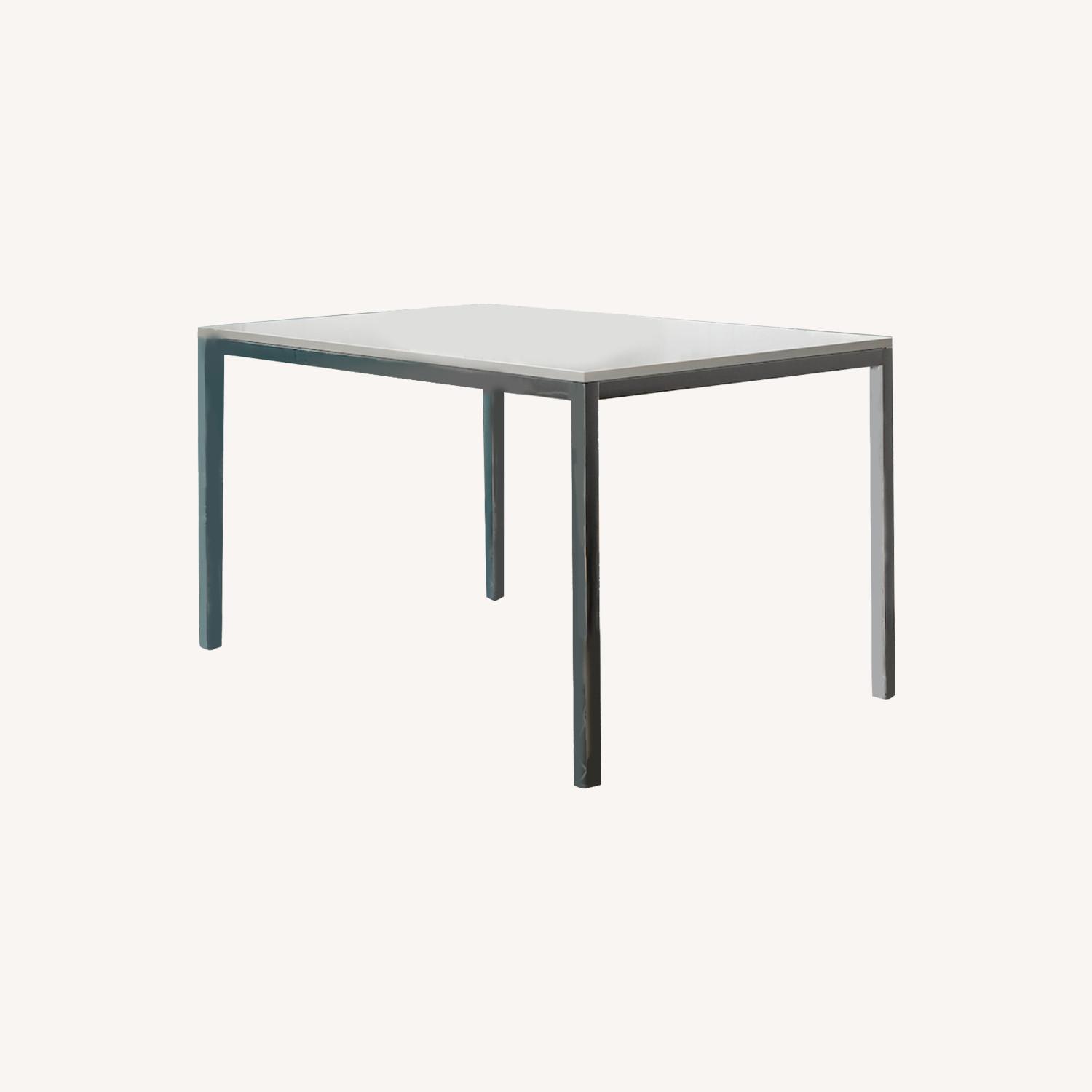 IKEA Glass Top Dining Table AptDeco