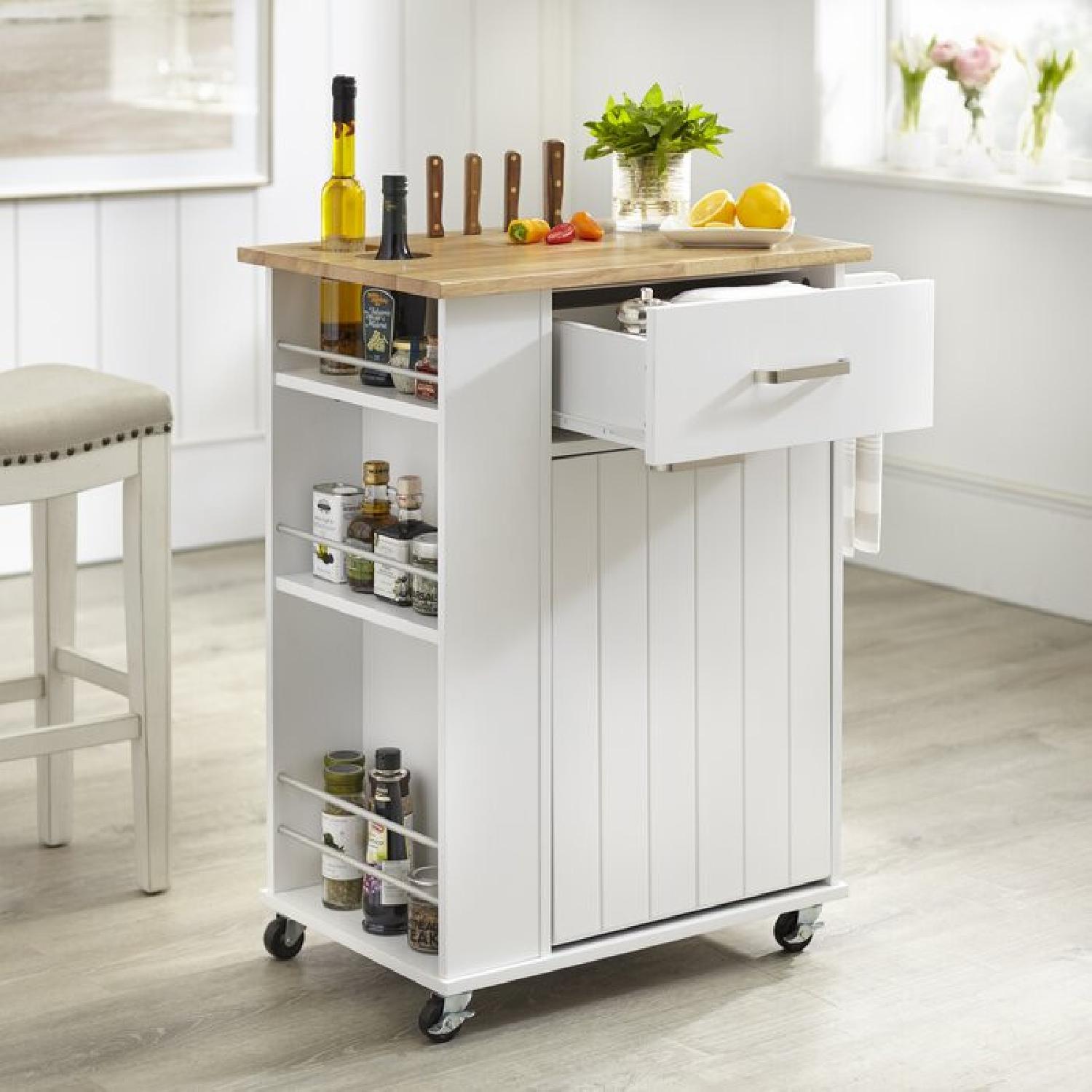 ToroWood Kitchen Cart with Solid Wood Top - image-6