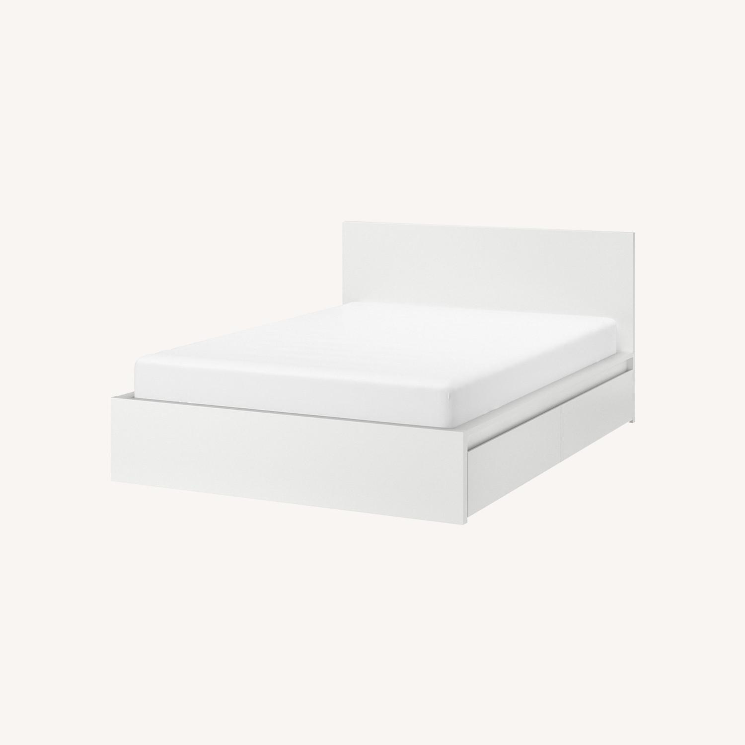 IKEA Malm Design with Four Drawers Bed - image-0