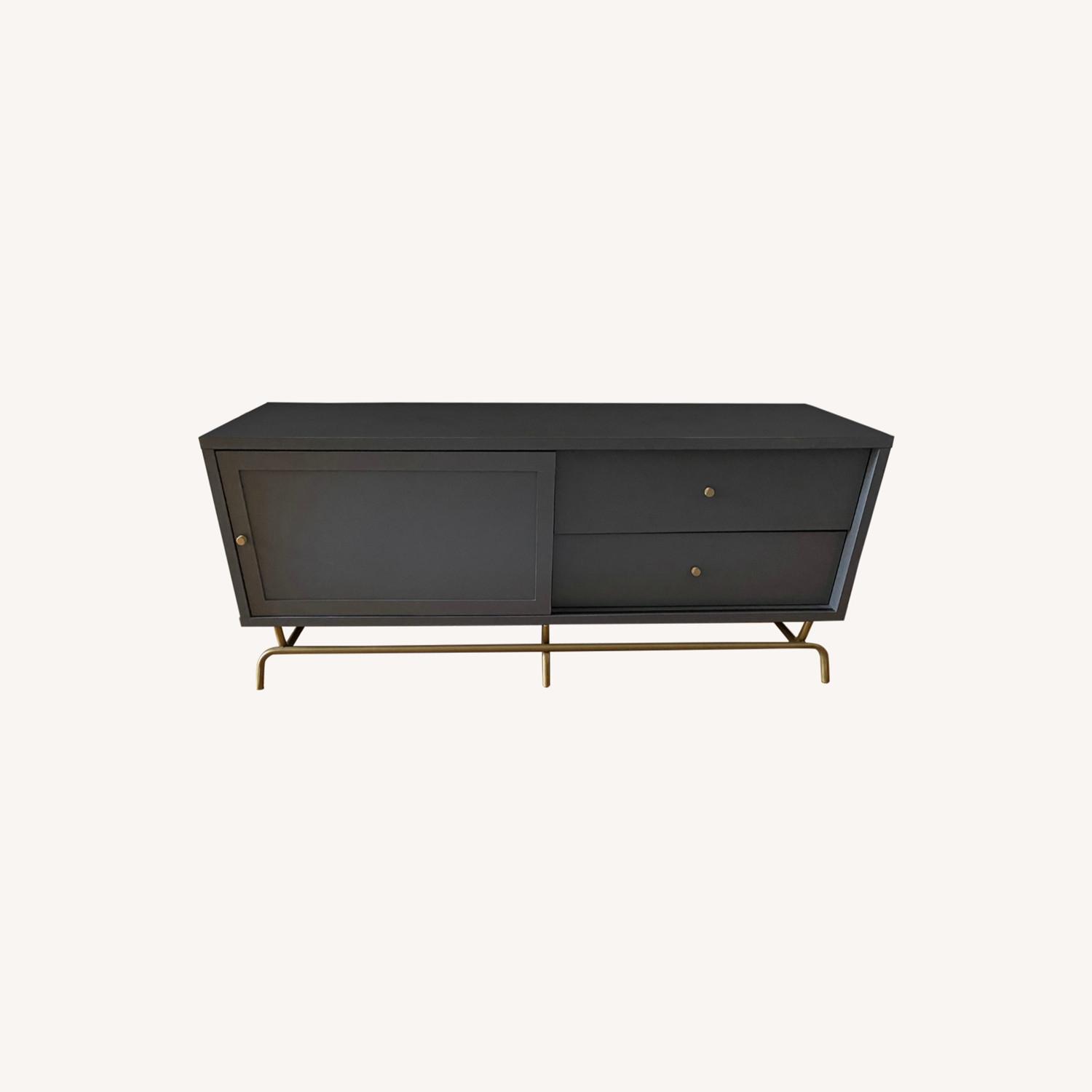 AllModern Dark Grey TV Console AptDeco