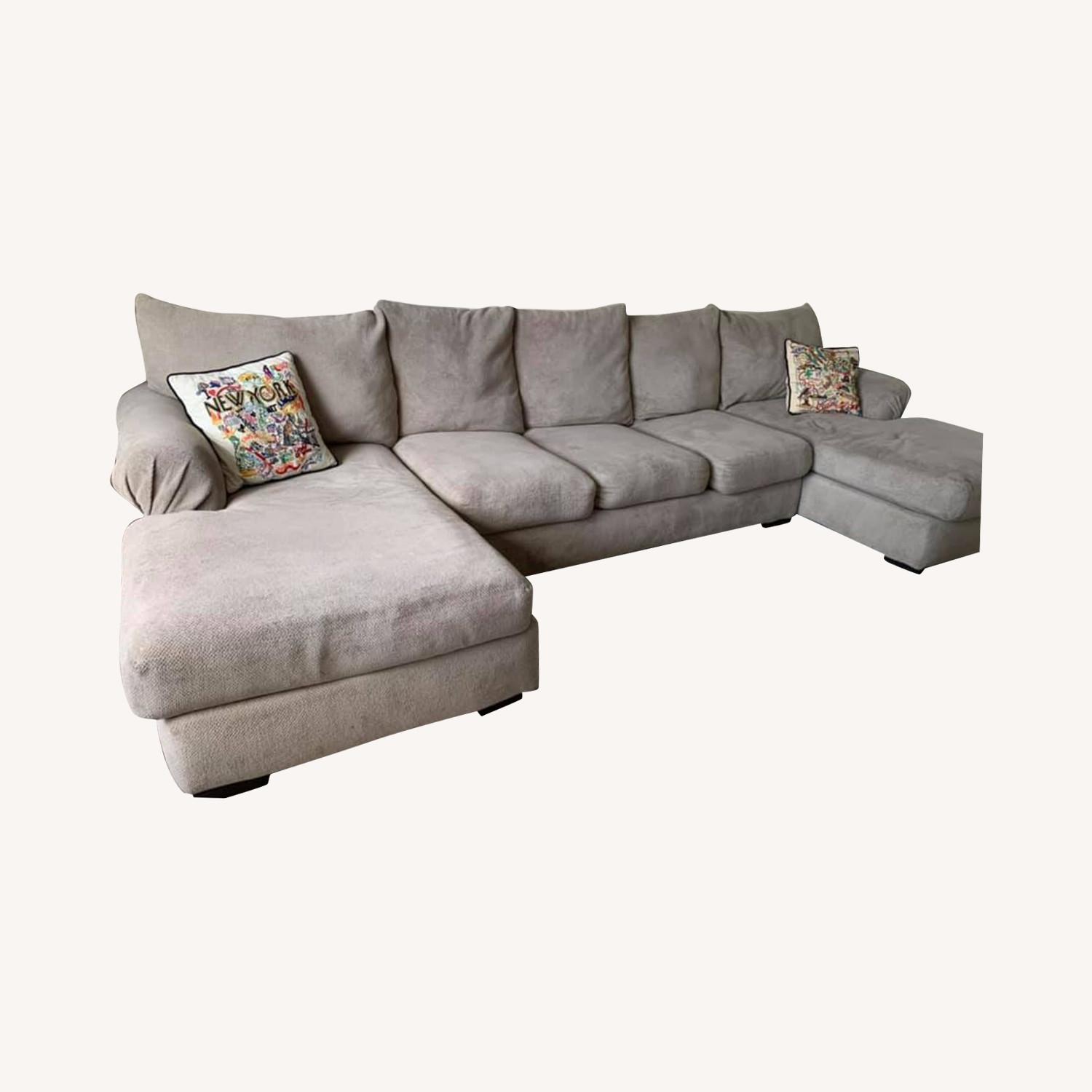 Raymour & Flanigan Chaise Couch AptDeco